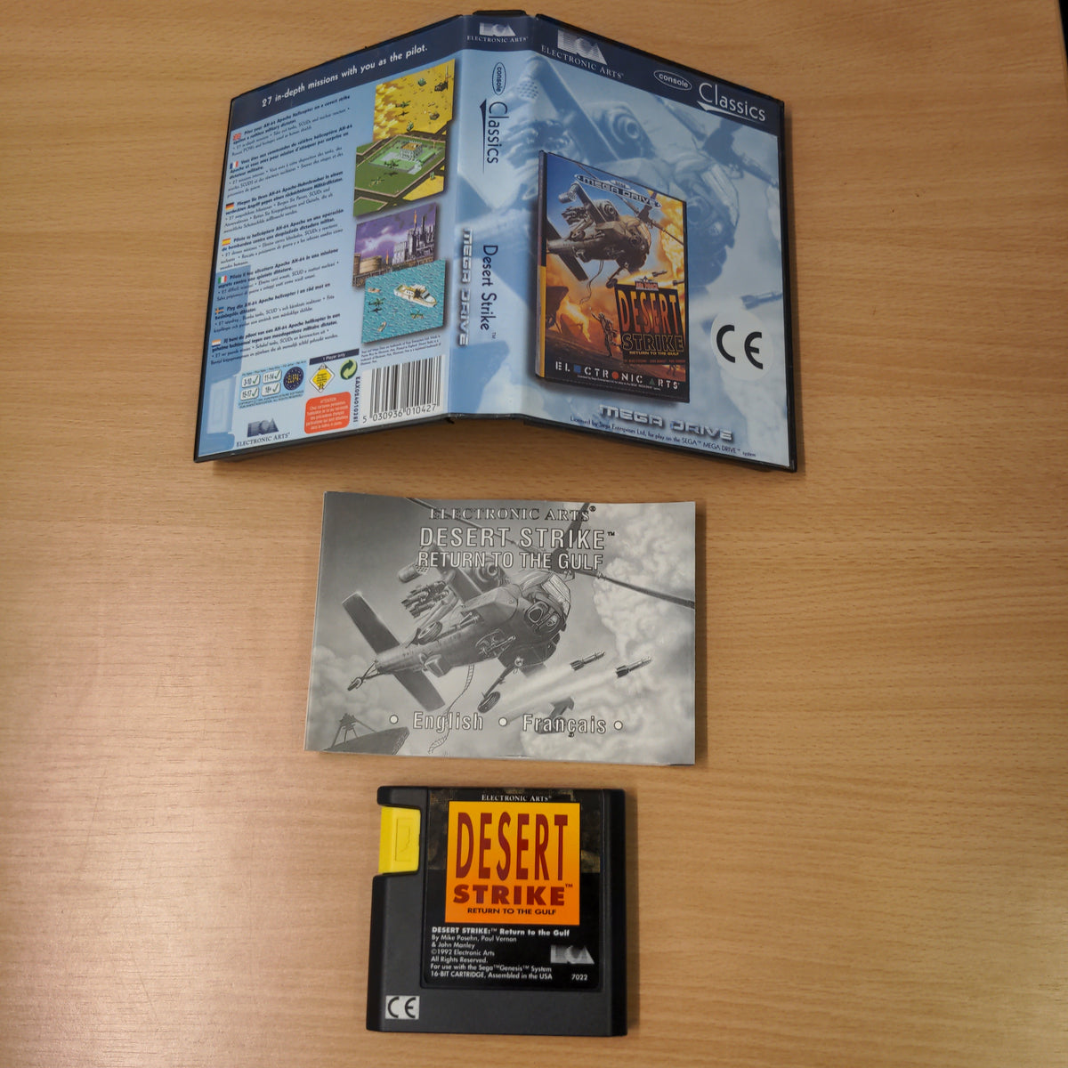 Desert Strike Sega Megadrive/Genesis - Complet Boîte, Notice, Version PAL