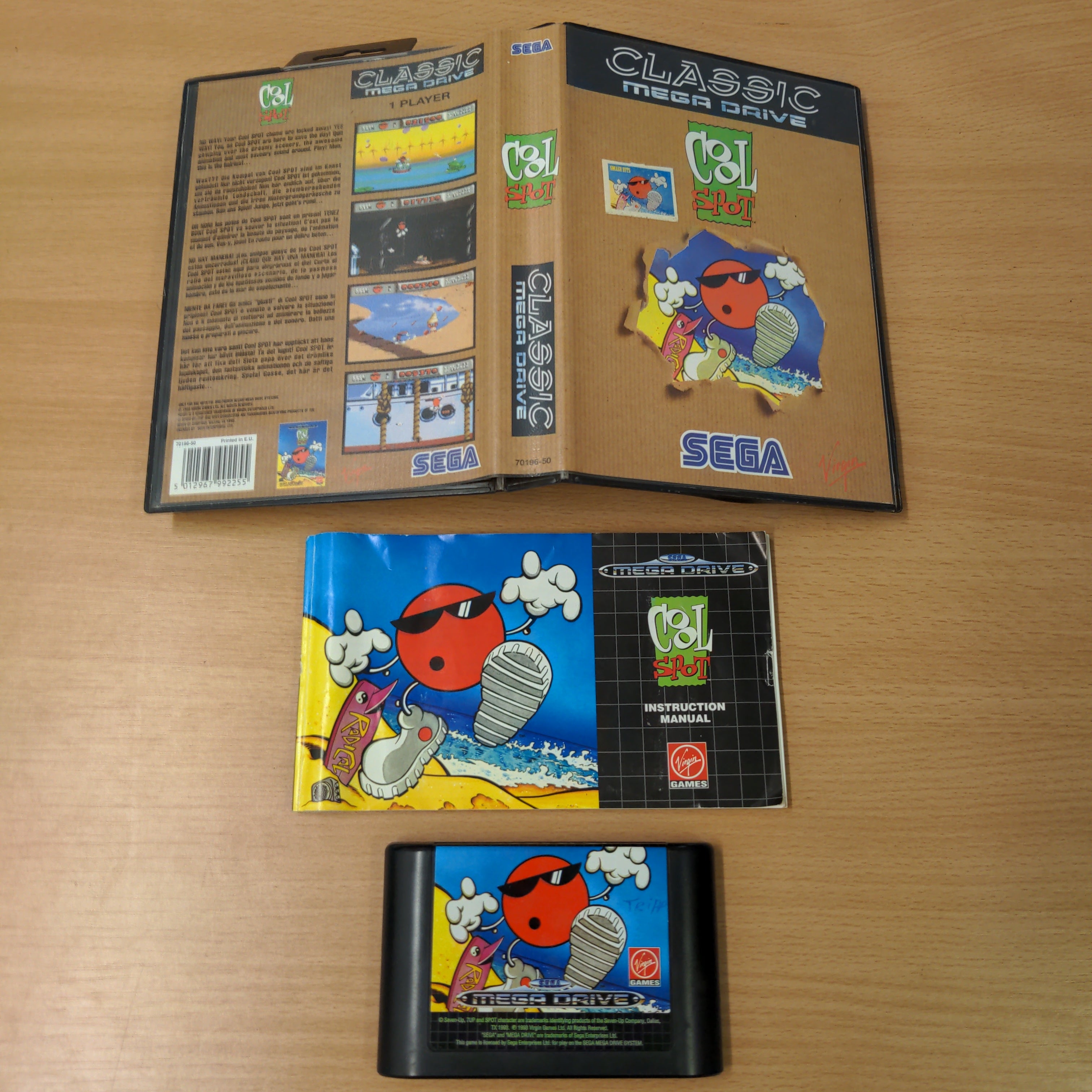 Cool Spot Sur Sega Master System – Jeu PAL Complet – Très Bon état