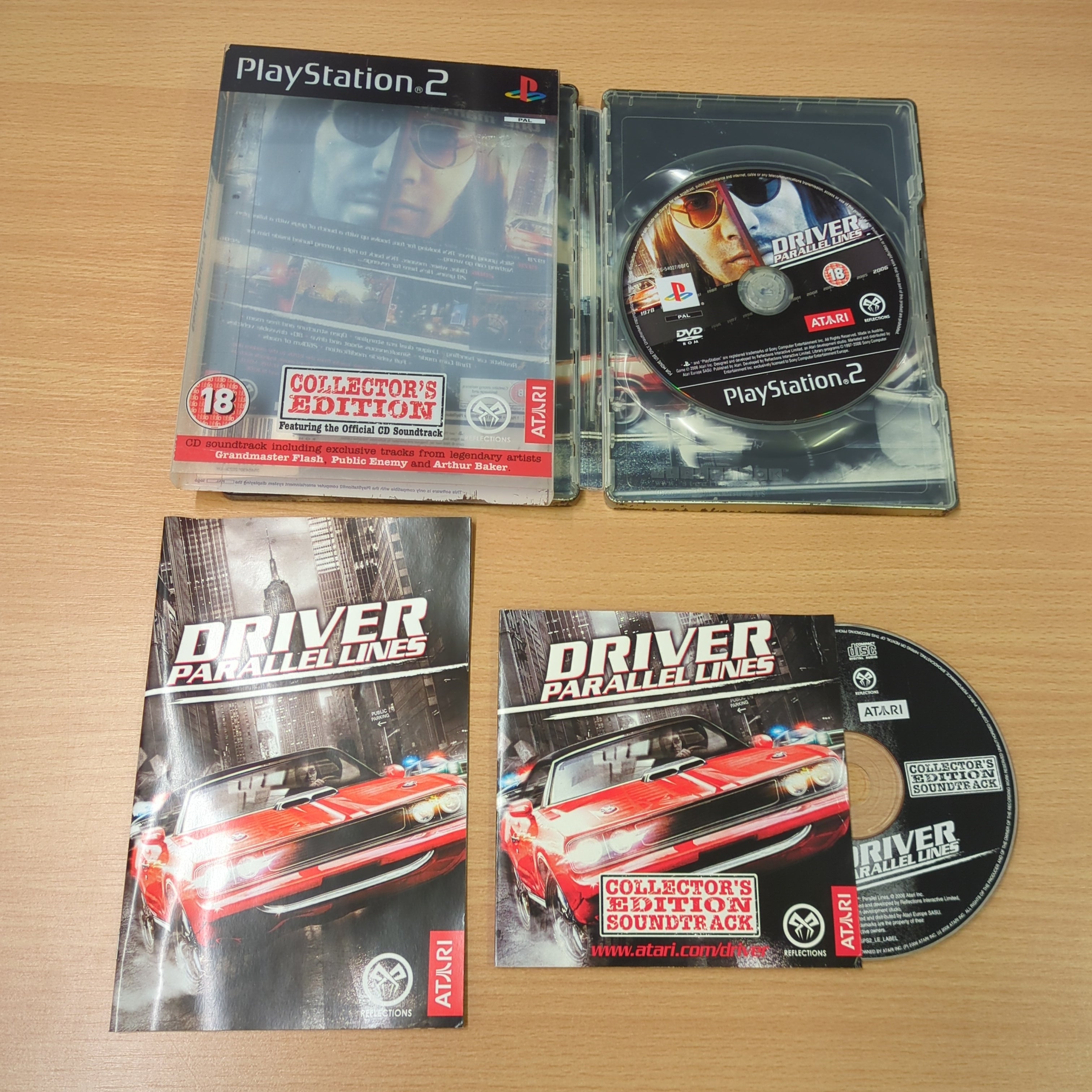 Driver: Parallel Lines (Collector's Edition) Sony PS2 game – retro
