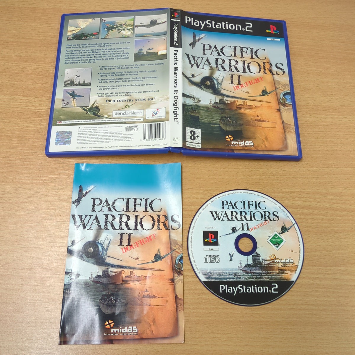 Jeu PC Pacific Warriors II: Dogfight! - Simulation De Vol, Version Française, Neuf Scellé