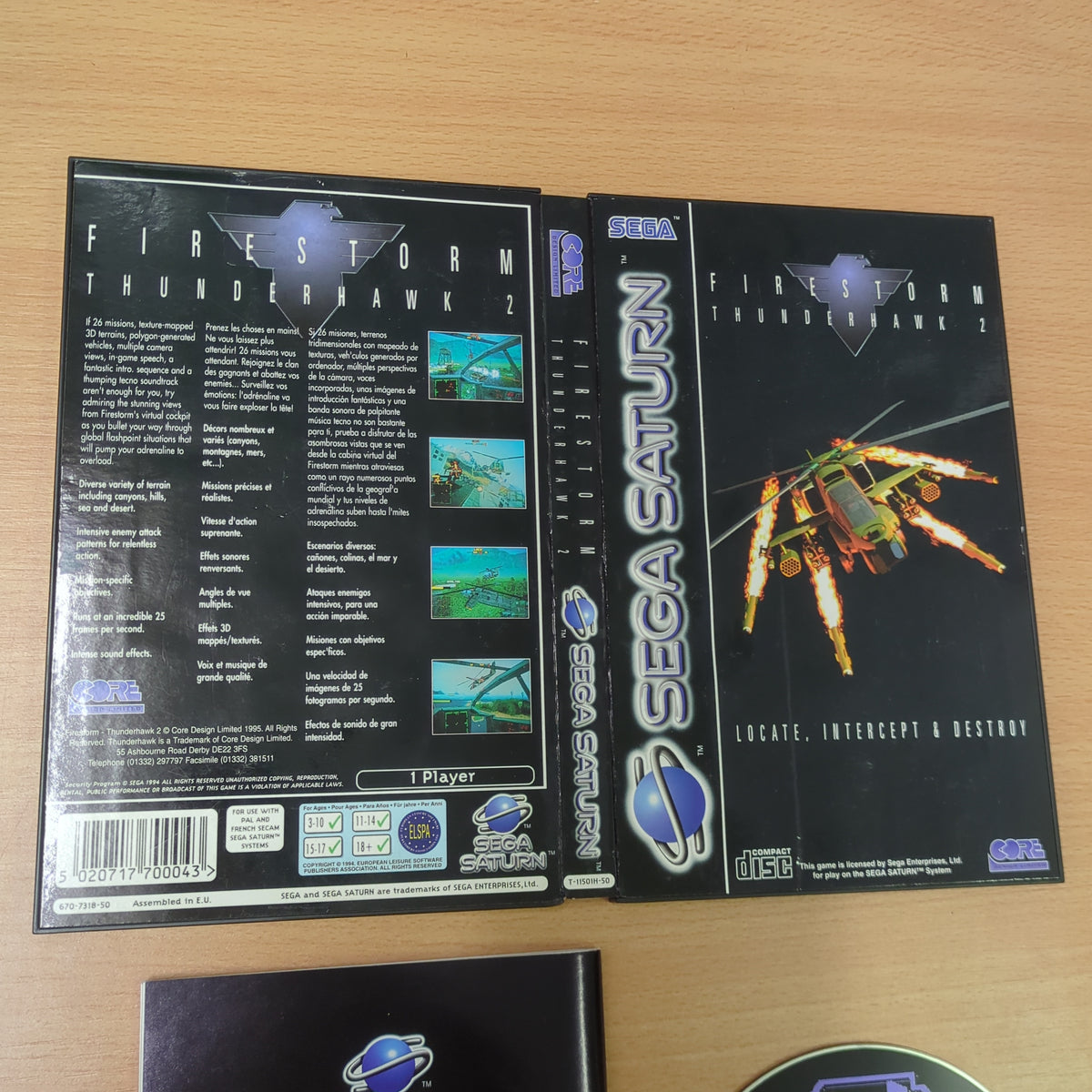 Thunderhawk II Firestorm Preise PAL Sega Saturn | Preise für Nur