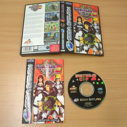Virtua Cop 2 (Gen 2 case) Sega Saturn game