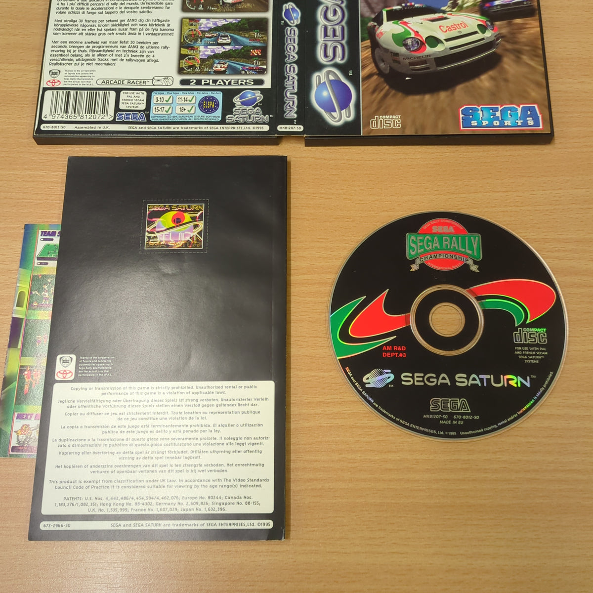 Sega rally championship Sega saturn game gen2 case 13.99 8BitBeyond ...