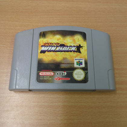Operation Winback Nintendo N64 game