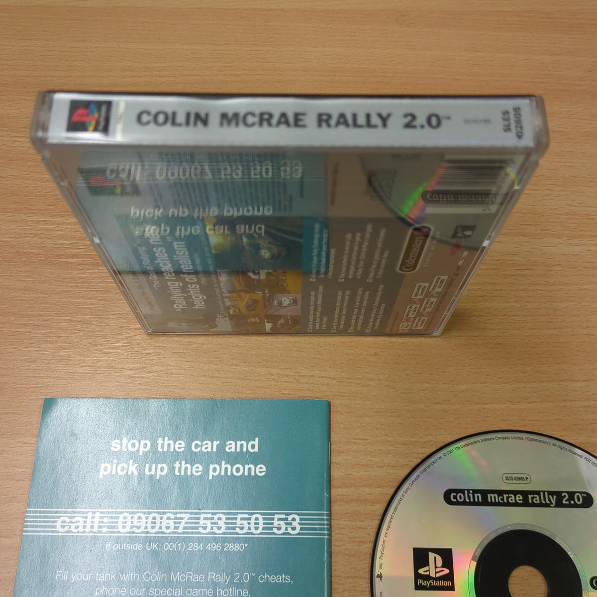 Colin McRae Rally 2.0 Promo PS1 – Not For Resale – Boîte Notice TBE – Codemasters