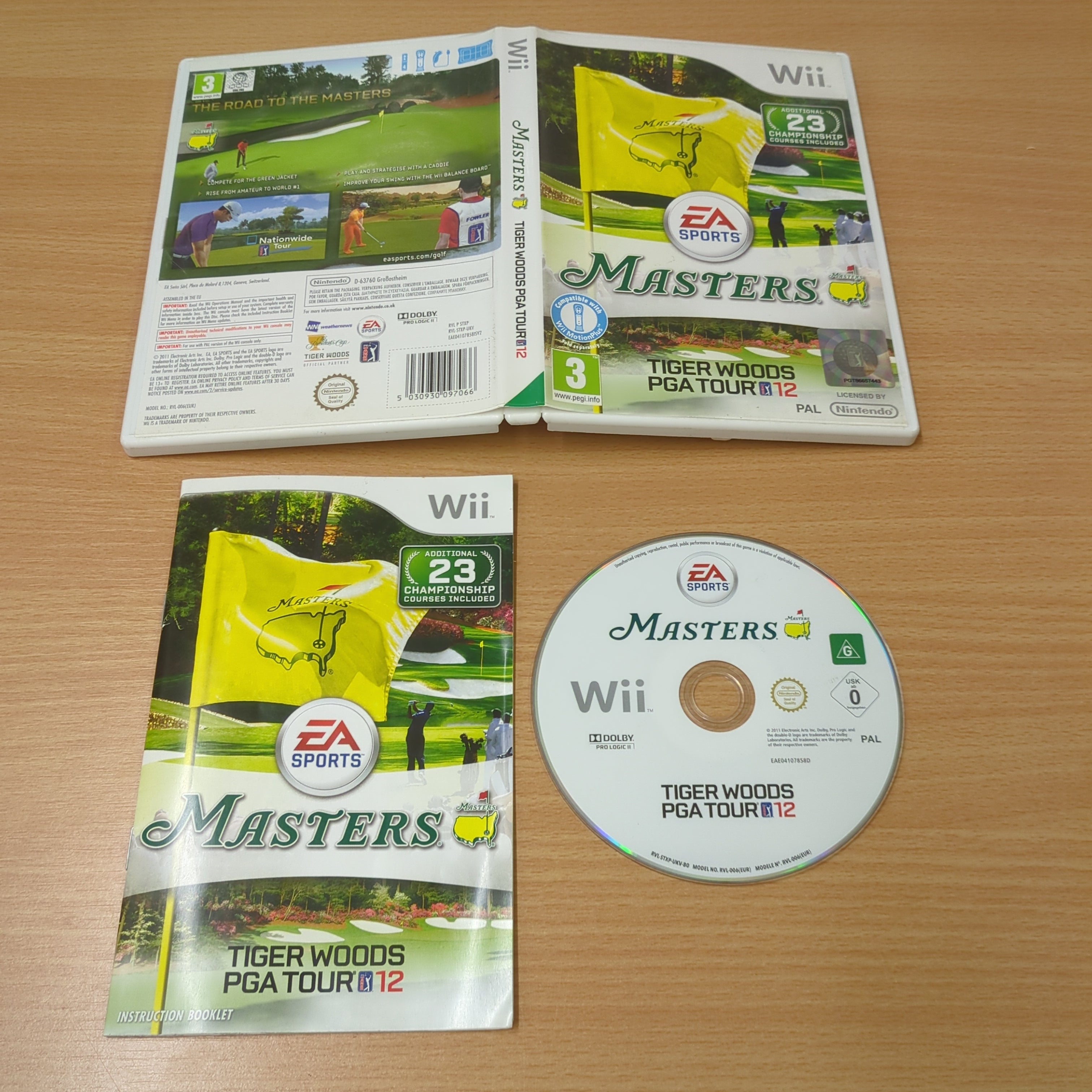 Tiger Woods PGA Tour 12: The MastersNintendo Wii Game Complete