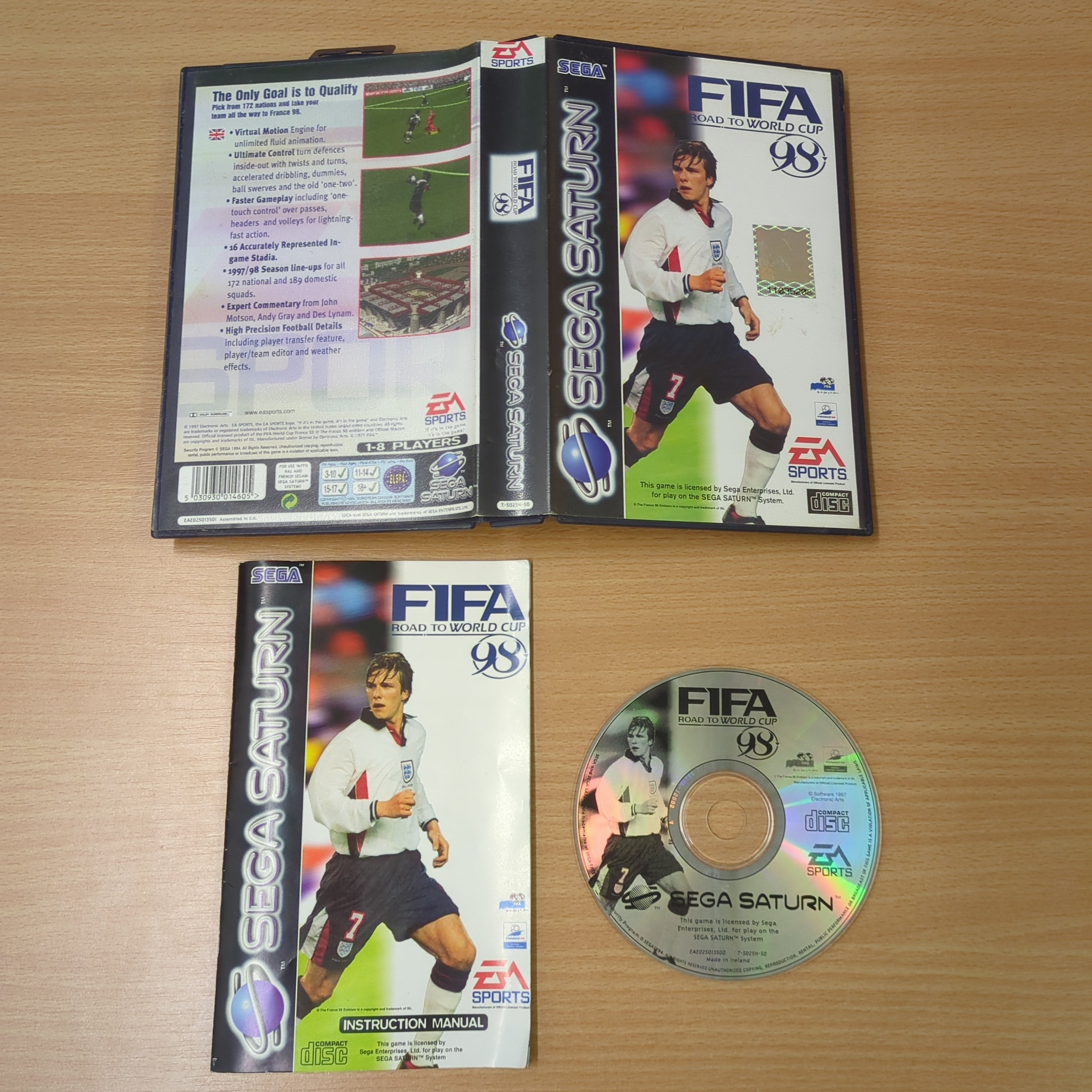 Jeu FIFA 98 En Route Pour La Coupe Du Monde - SEGA SATURN Version FR - Bon état