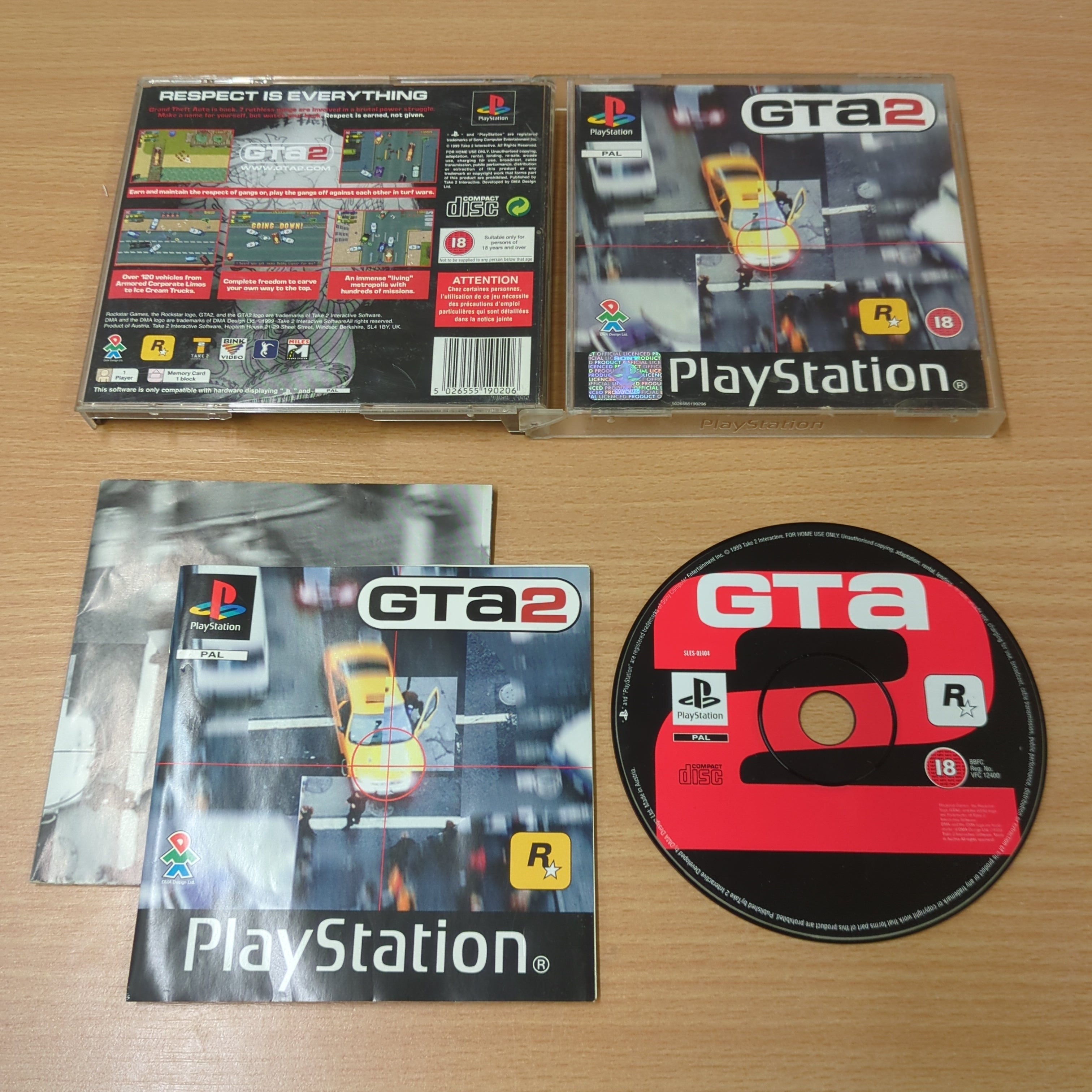 Grand Theft Auto GTA Sony PS1 game – retro game store uk