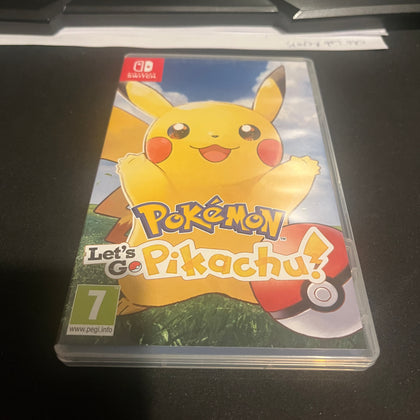 Pokemon lets go pikachu nintendo switch game