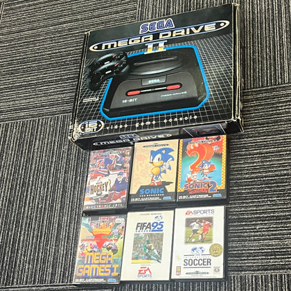 Sega Mega Drive II Console & Games bundle (Model 2)
