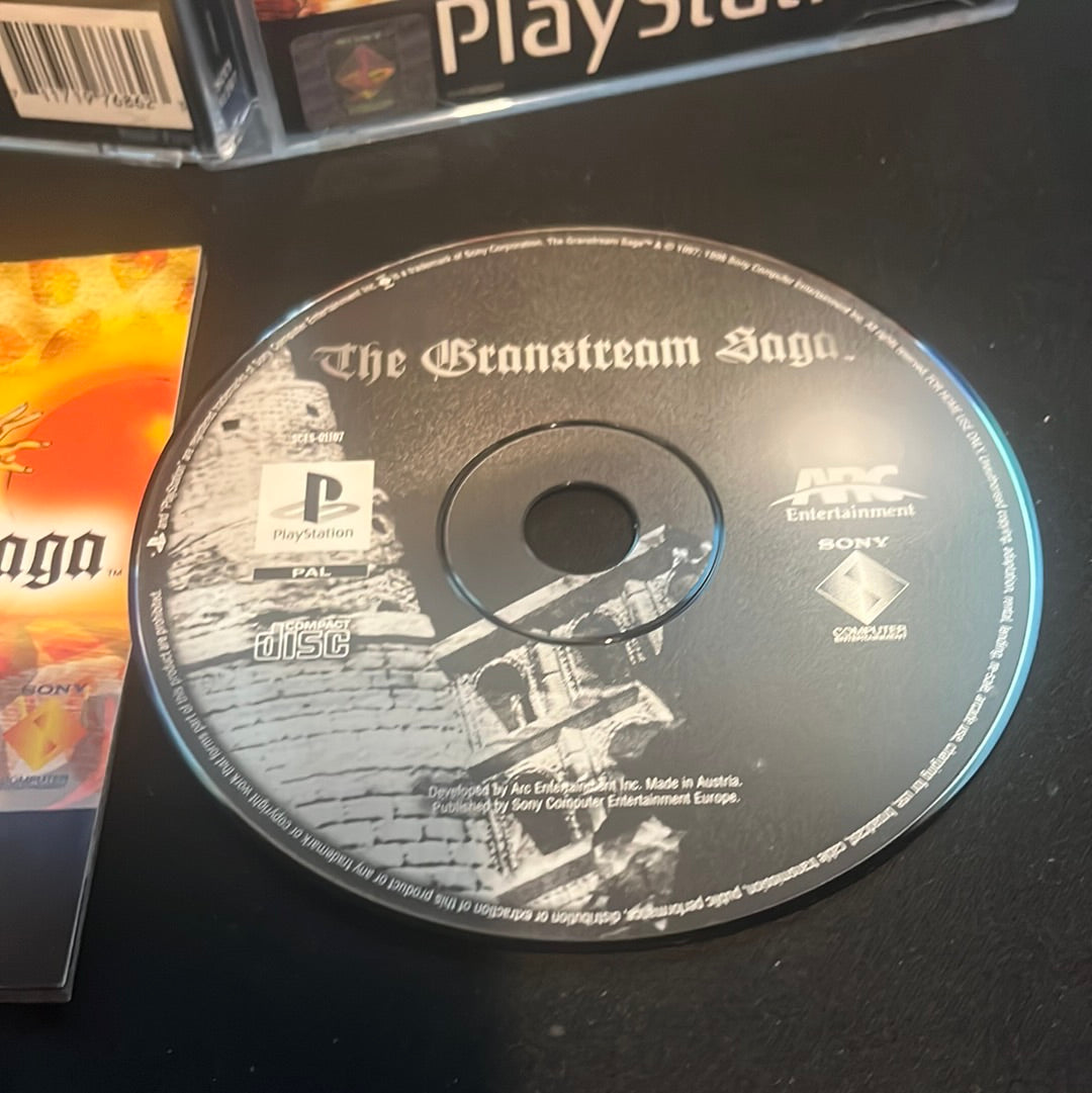 Jeu PS1 The Granstream Saga - Version Japonaise (Jap), En Bon état, Boîte Et Notice