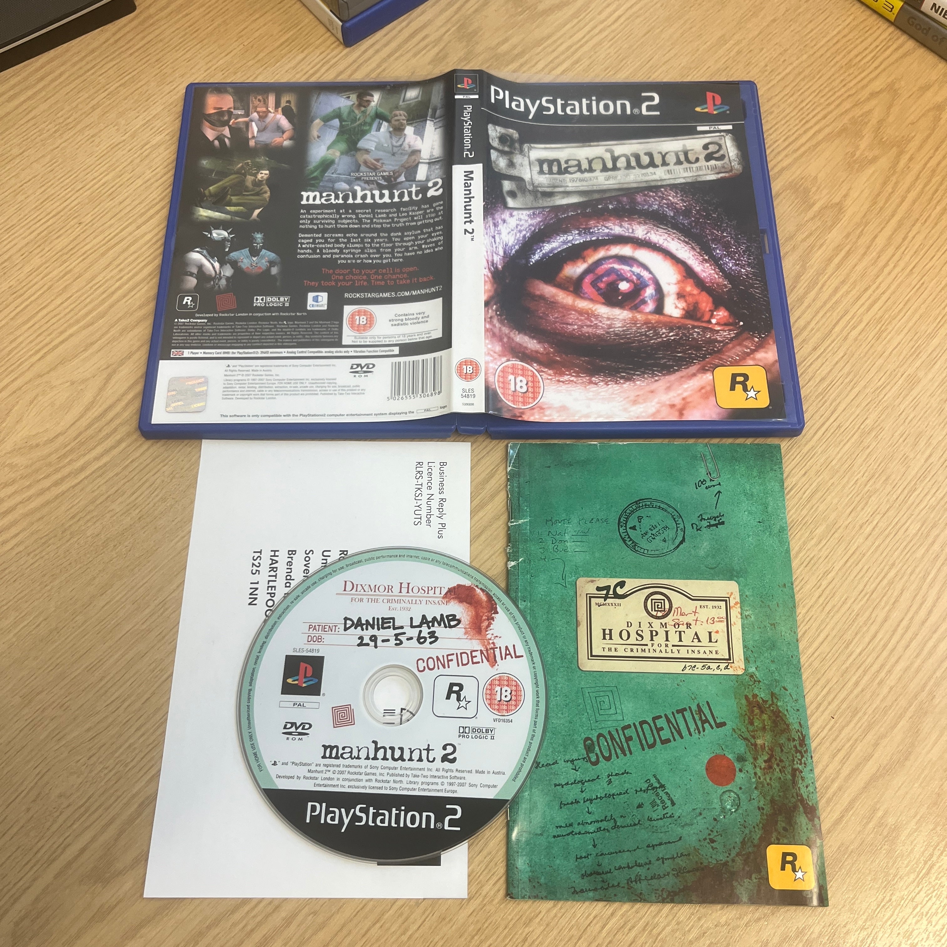 Manhunt PS2 complet - Jeux vidéo