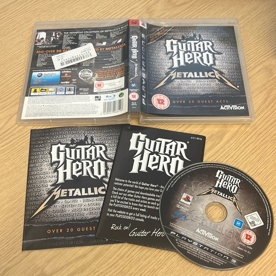 Guitar Hero Metallica PS3 Game retro game store uk