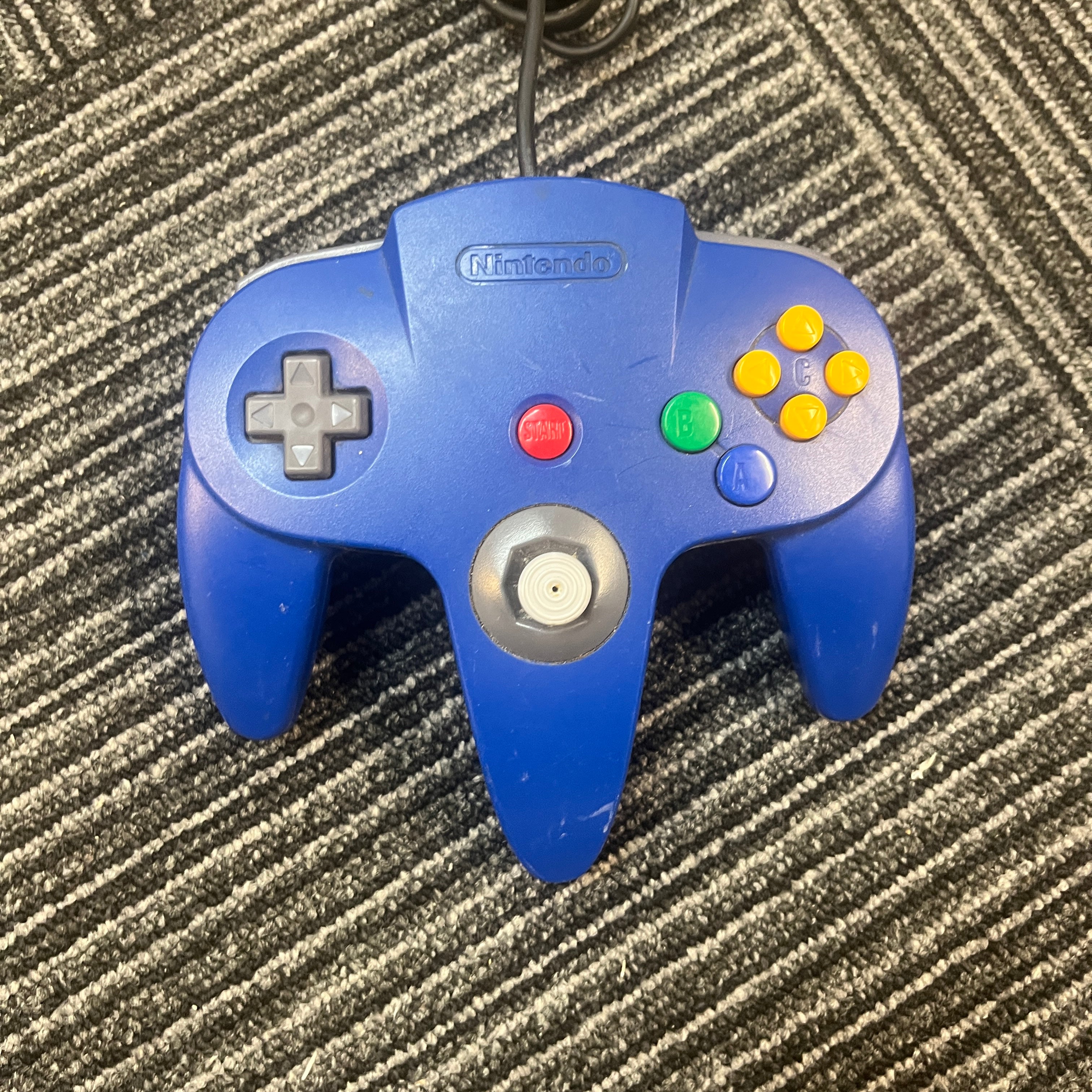 Nintendo 64 N64 Controller Blue official – retro game store uk