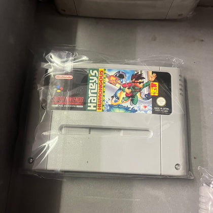 Harley's Humongous Adventure Snes game cart only