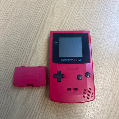 Nintendo game boy color pink berry edition