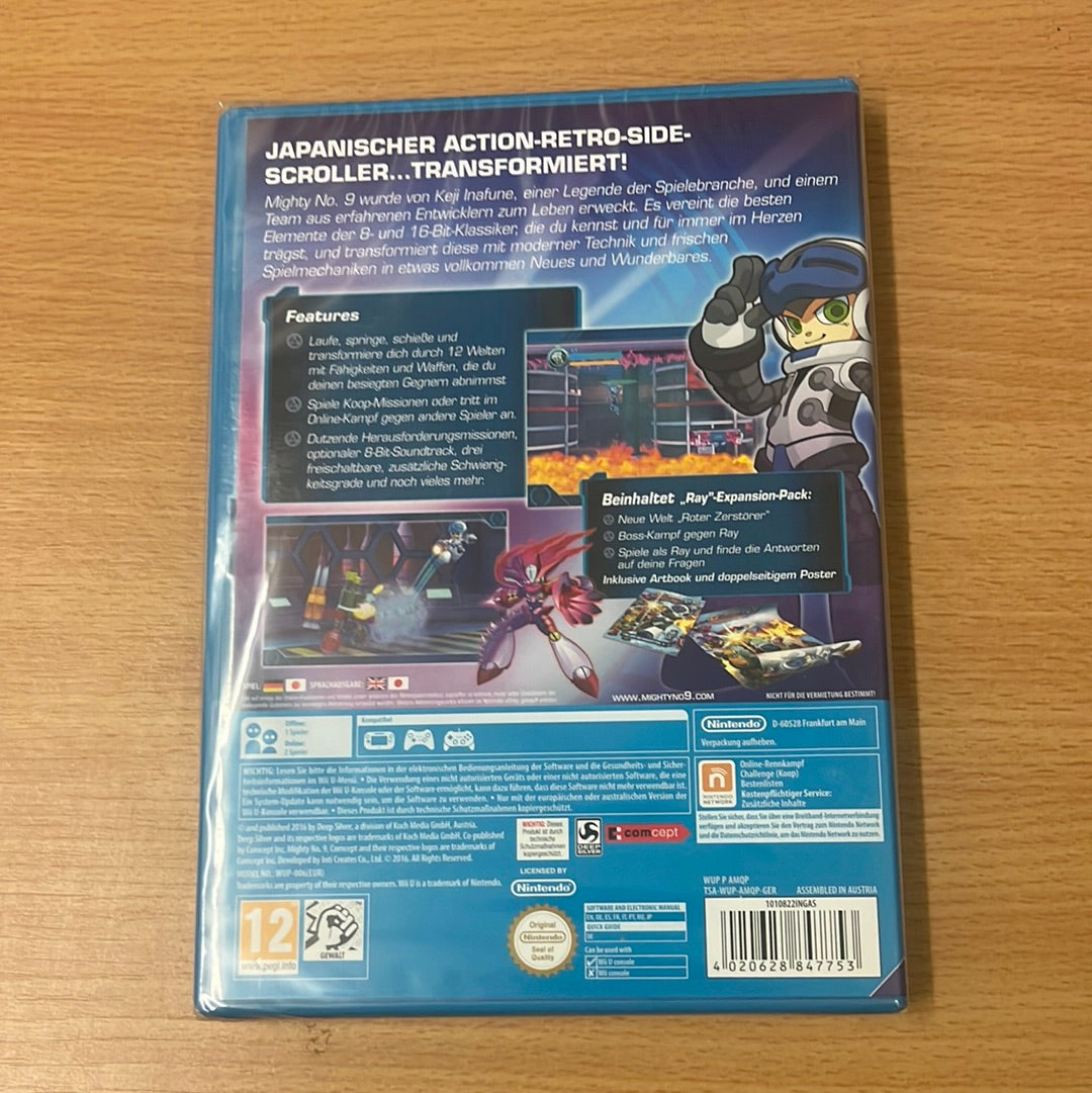Mighty No 9 Nintendo Wii U game Sealed