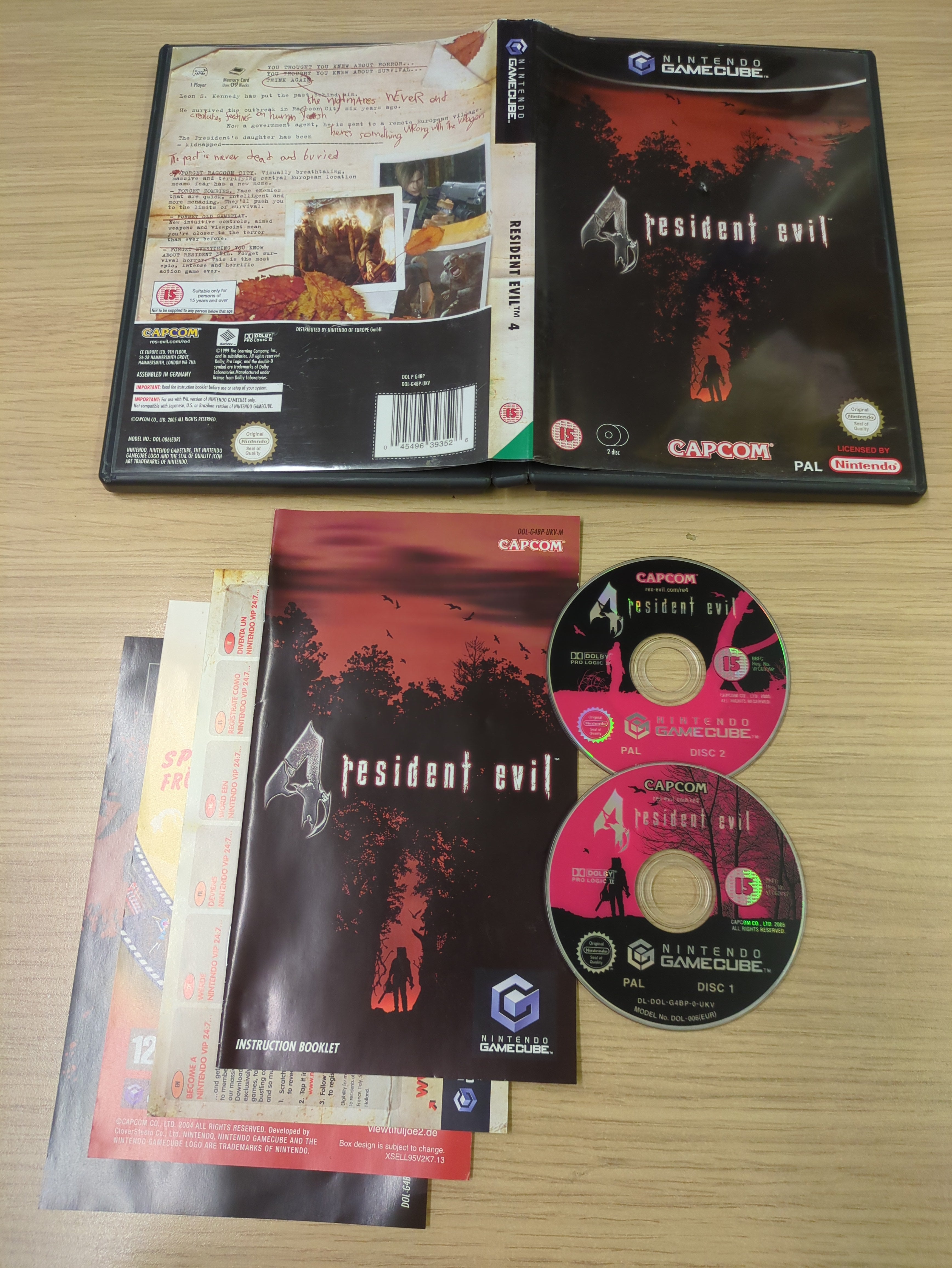 Resident evil Nintendo GameCube game complete 8BitBeyond