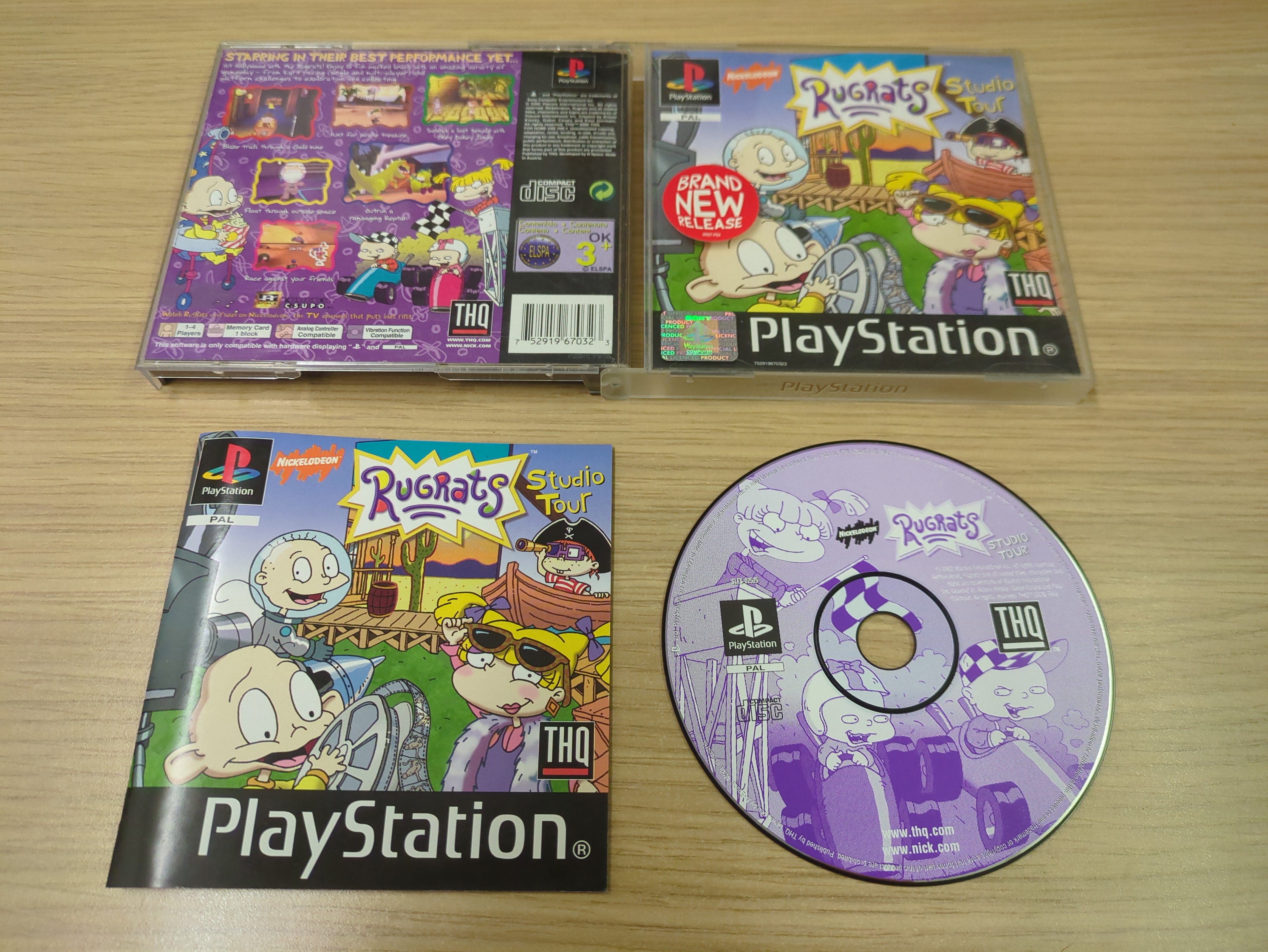 Jeu Rugrats Studio Tour Sur Sony PlayStation 1 - PAL - Complet Et Testé