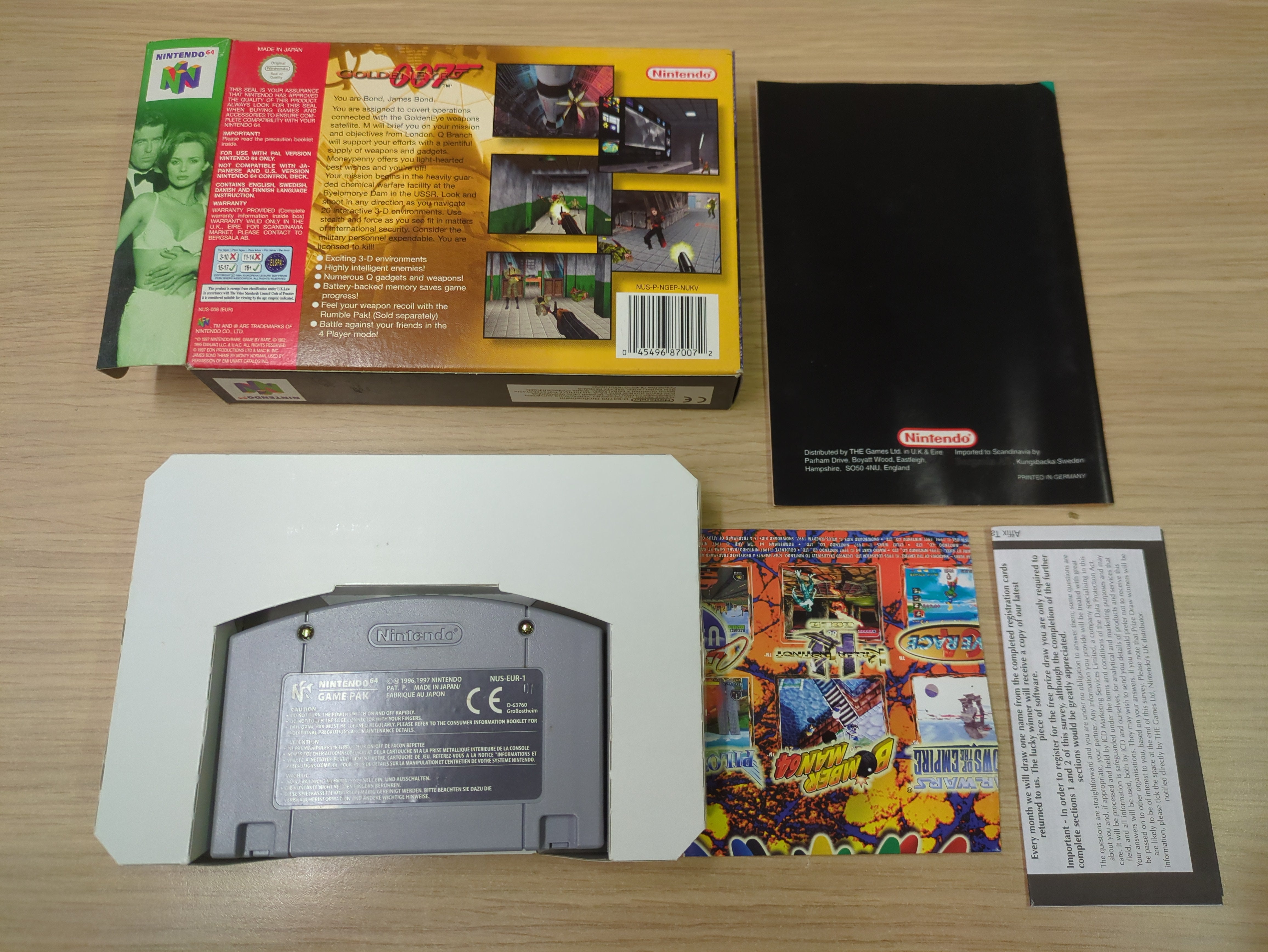 Goldeneye 007 Nintendo N64 game