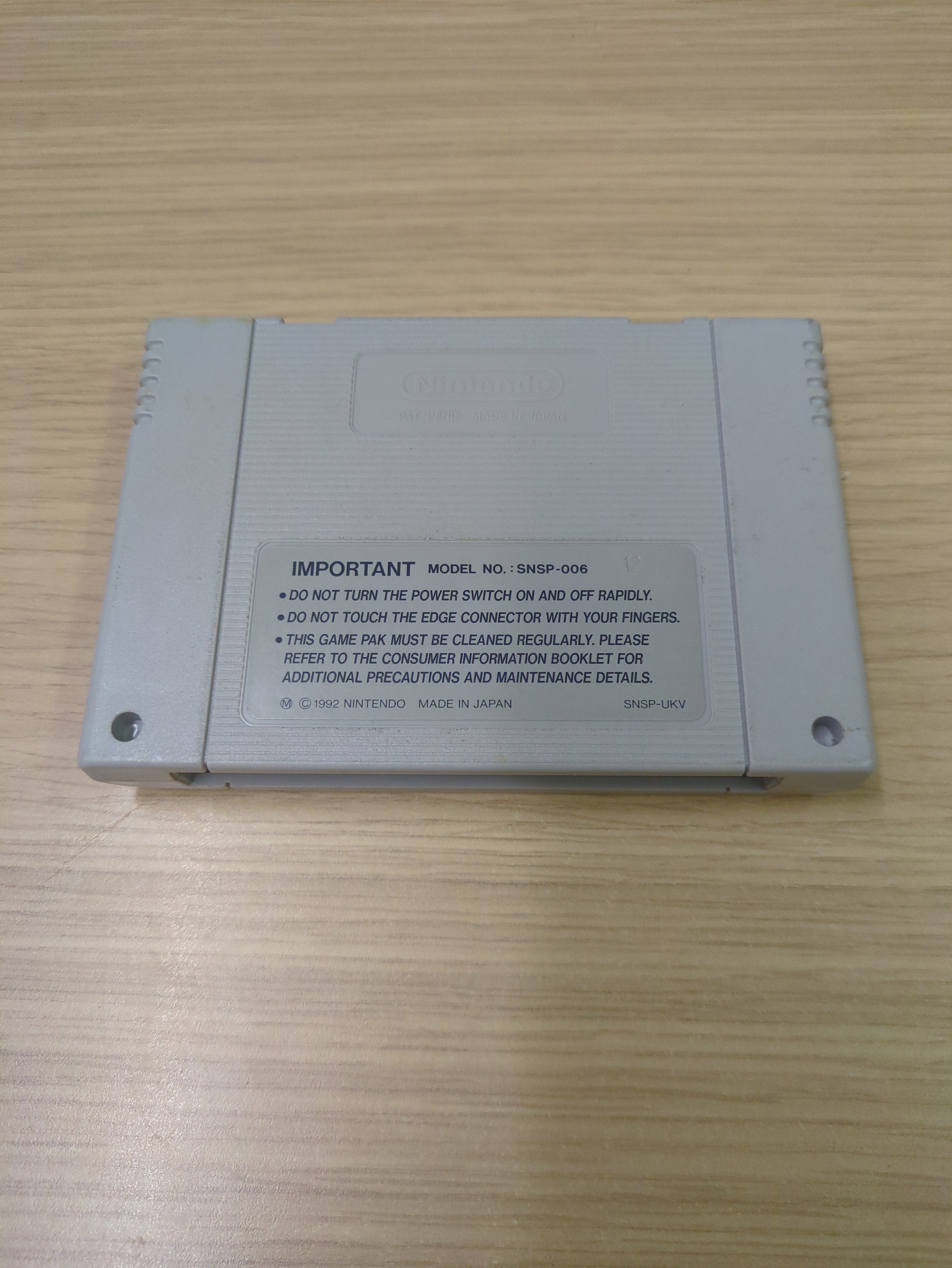 Mortal Kombat Super Nintendo SNES game Cart Only