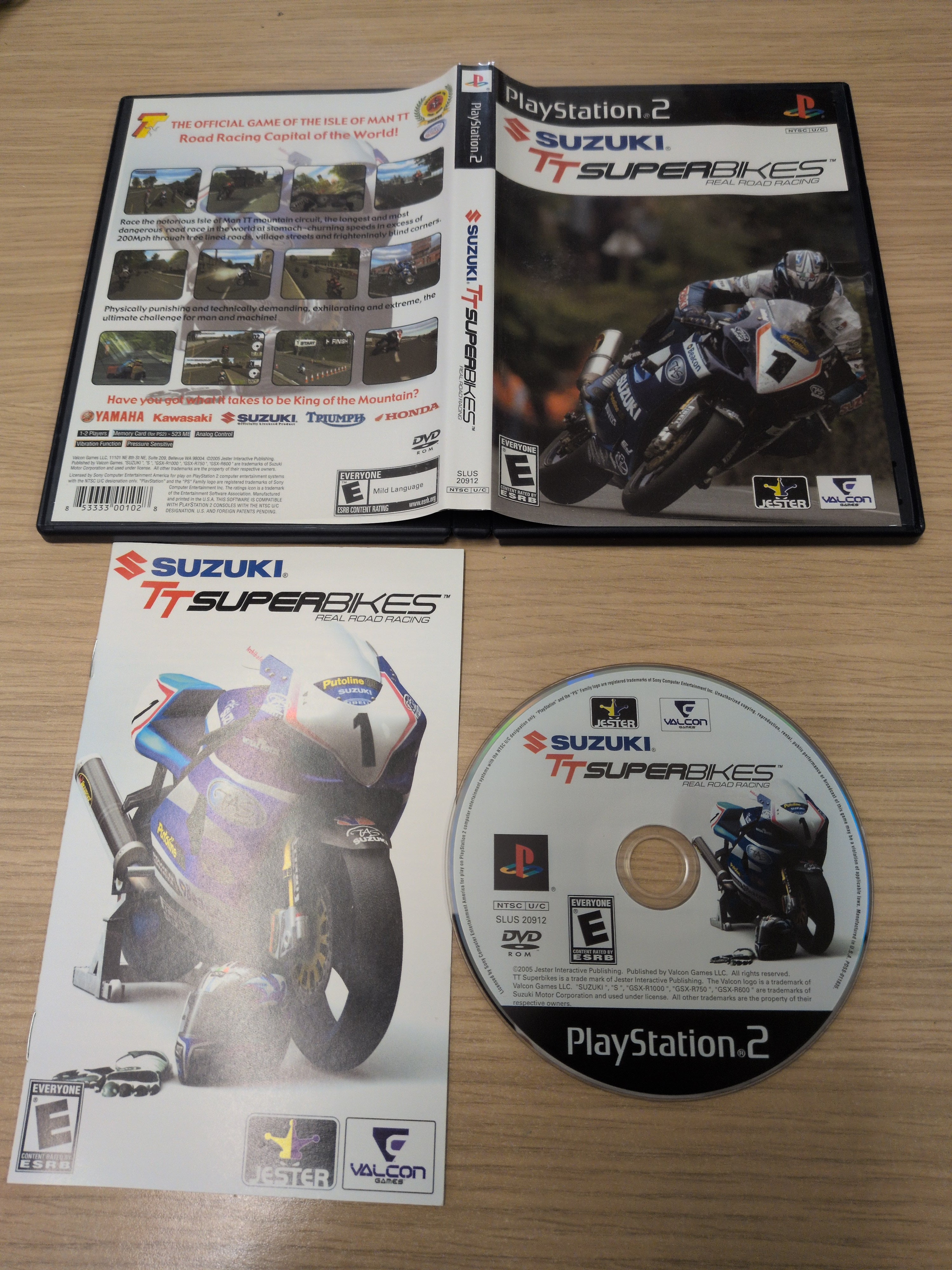 その他 Ps2 Suzuki TT Superbikes Real Road Racing Sony PS2 game NTSC – retro