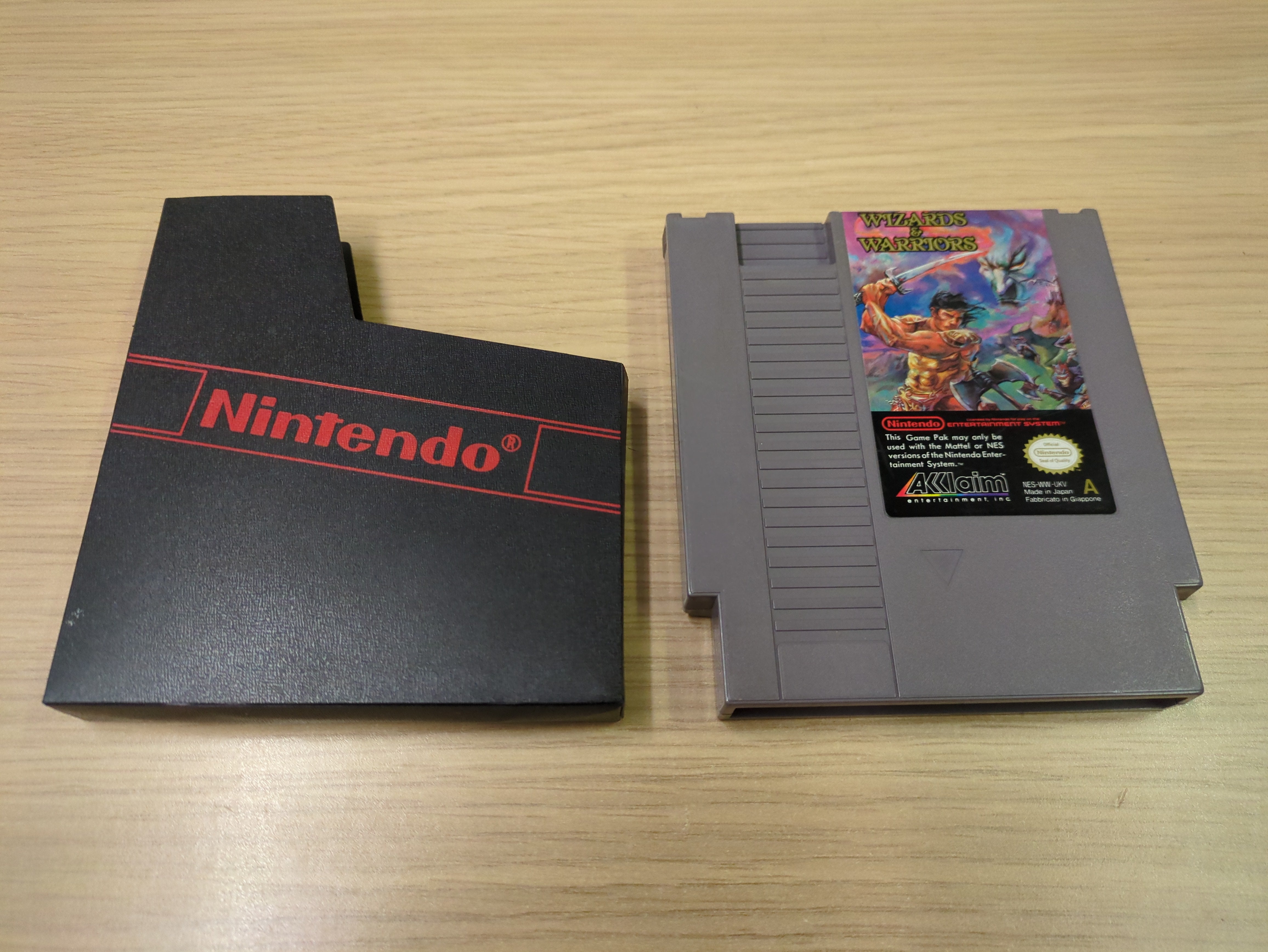 Wizards Warriors Nintendo NES game cart only – retro game store