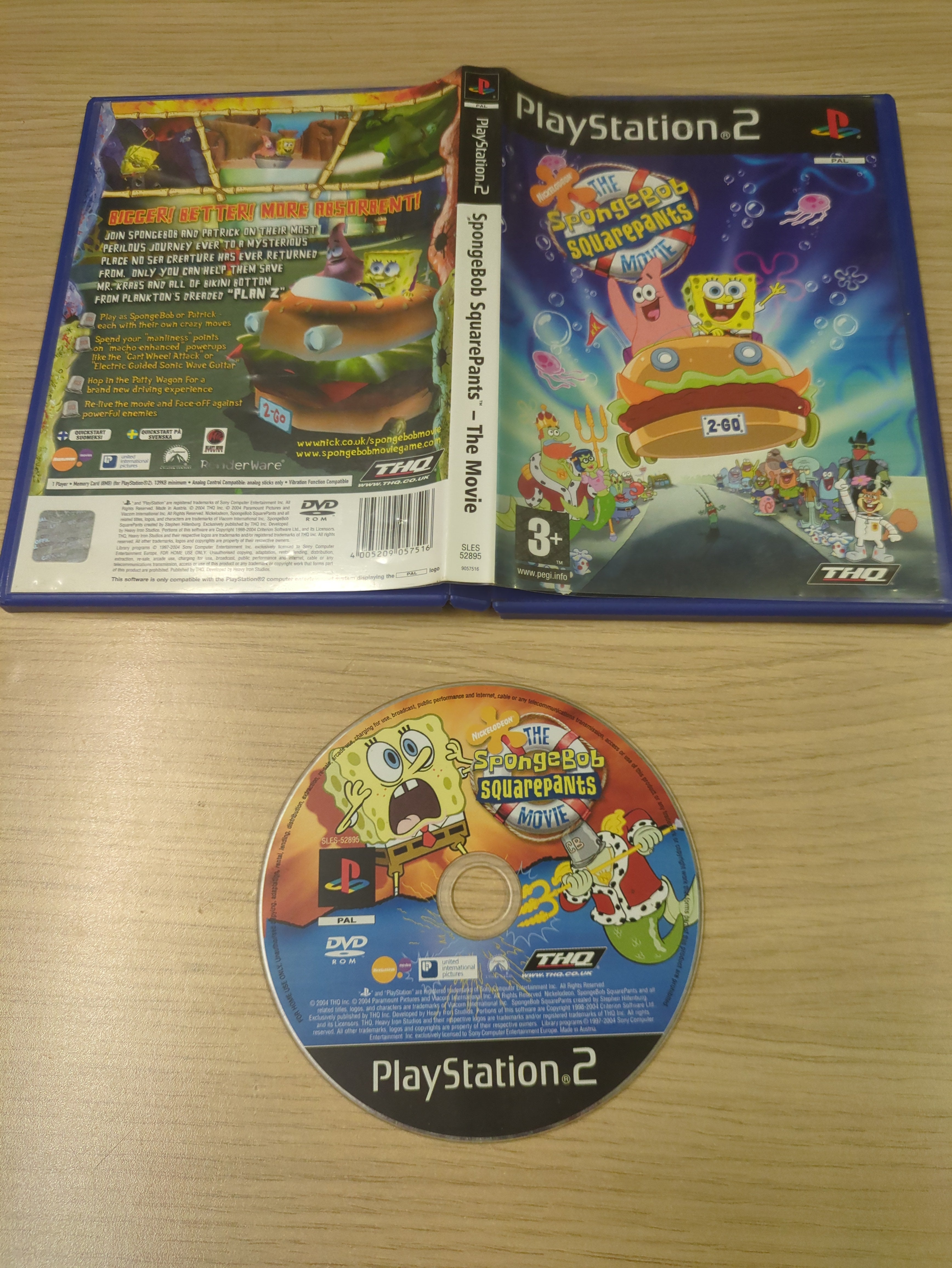 SpongeBob SquarePants: The Movie Sony PS2 game – retro game store
