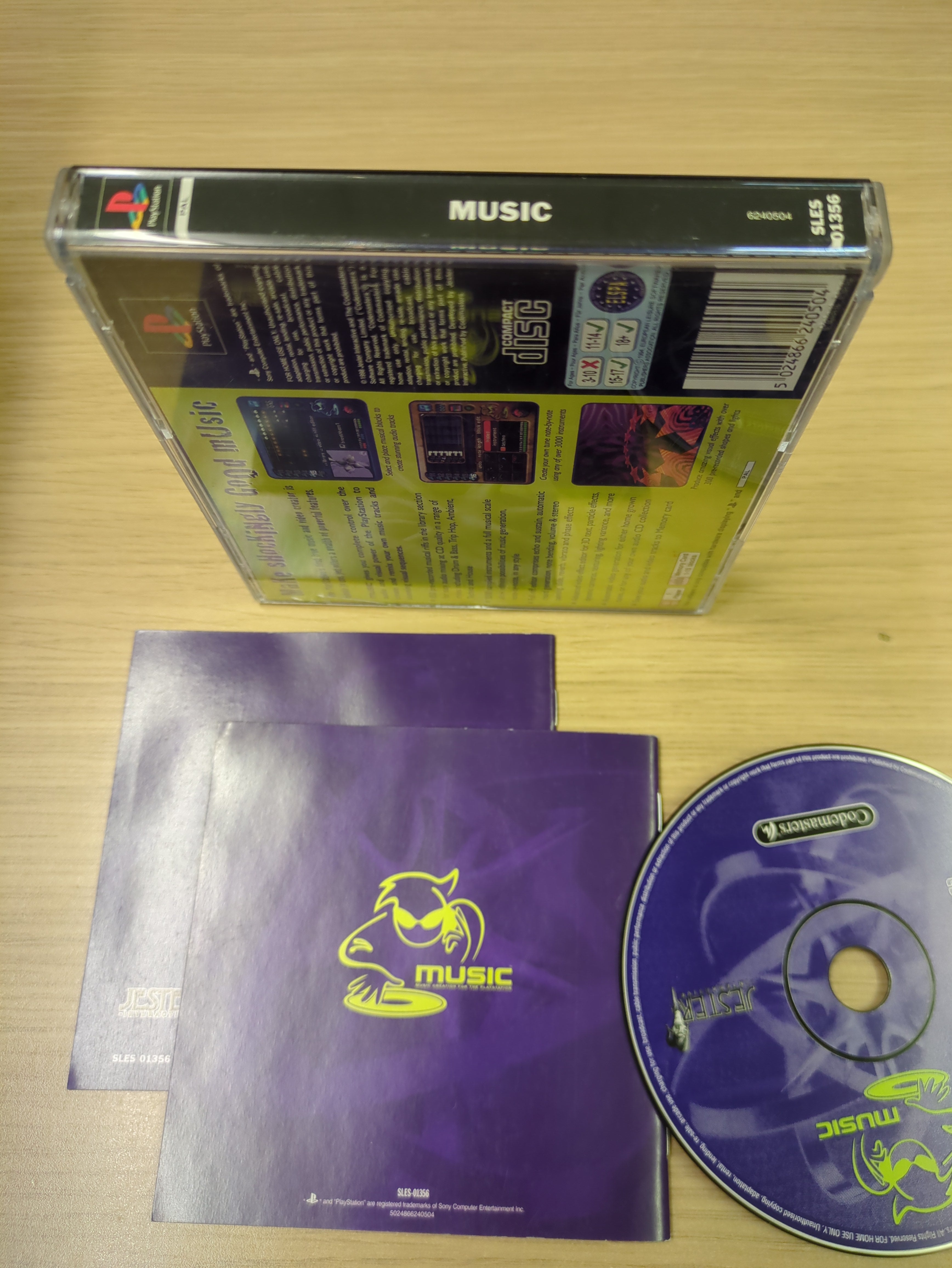 Music Sony PS1 game