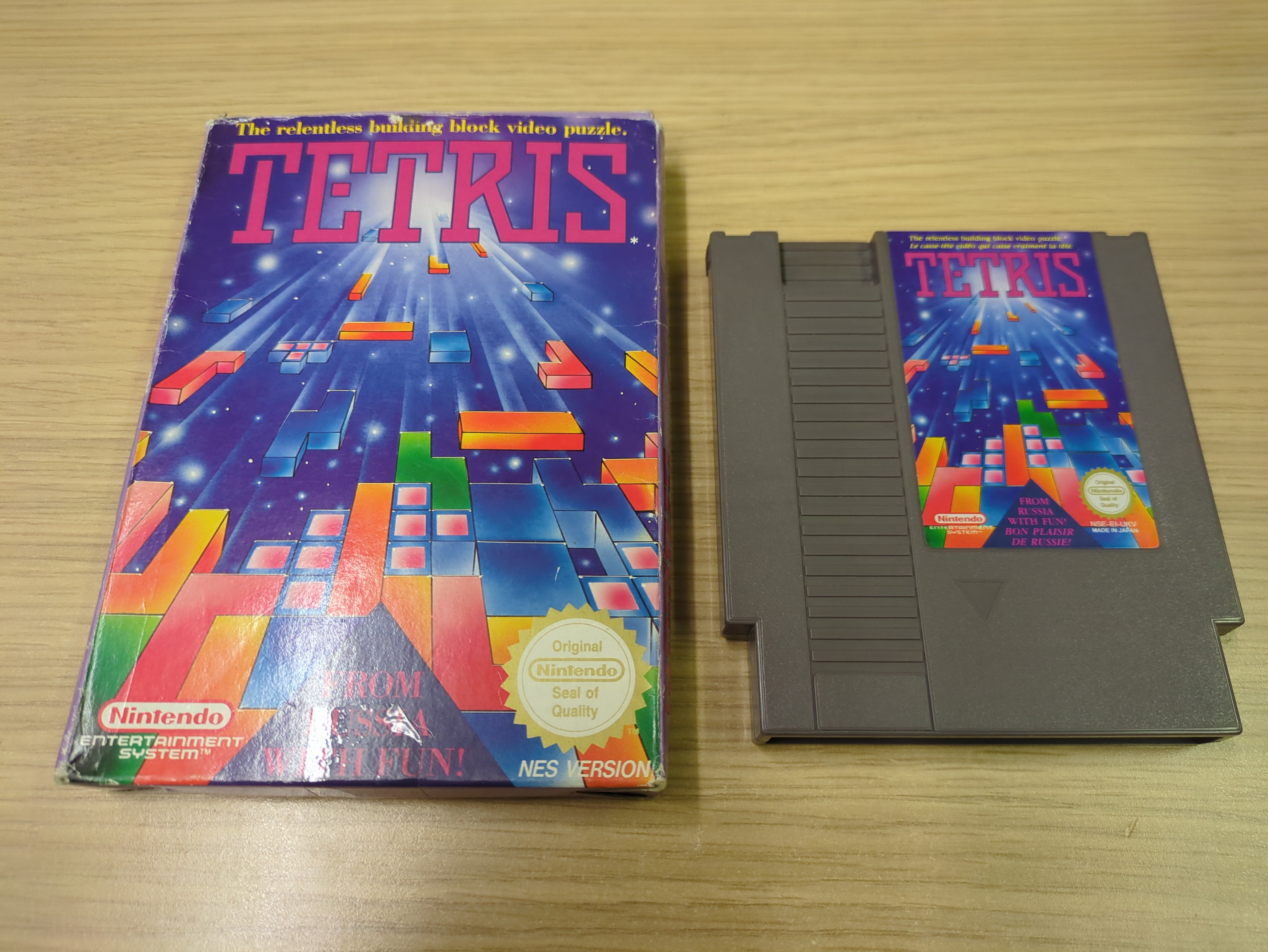 Tetris Nintendo NES game – retro game store uk