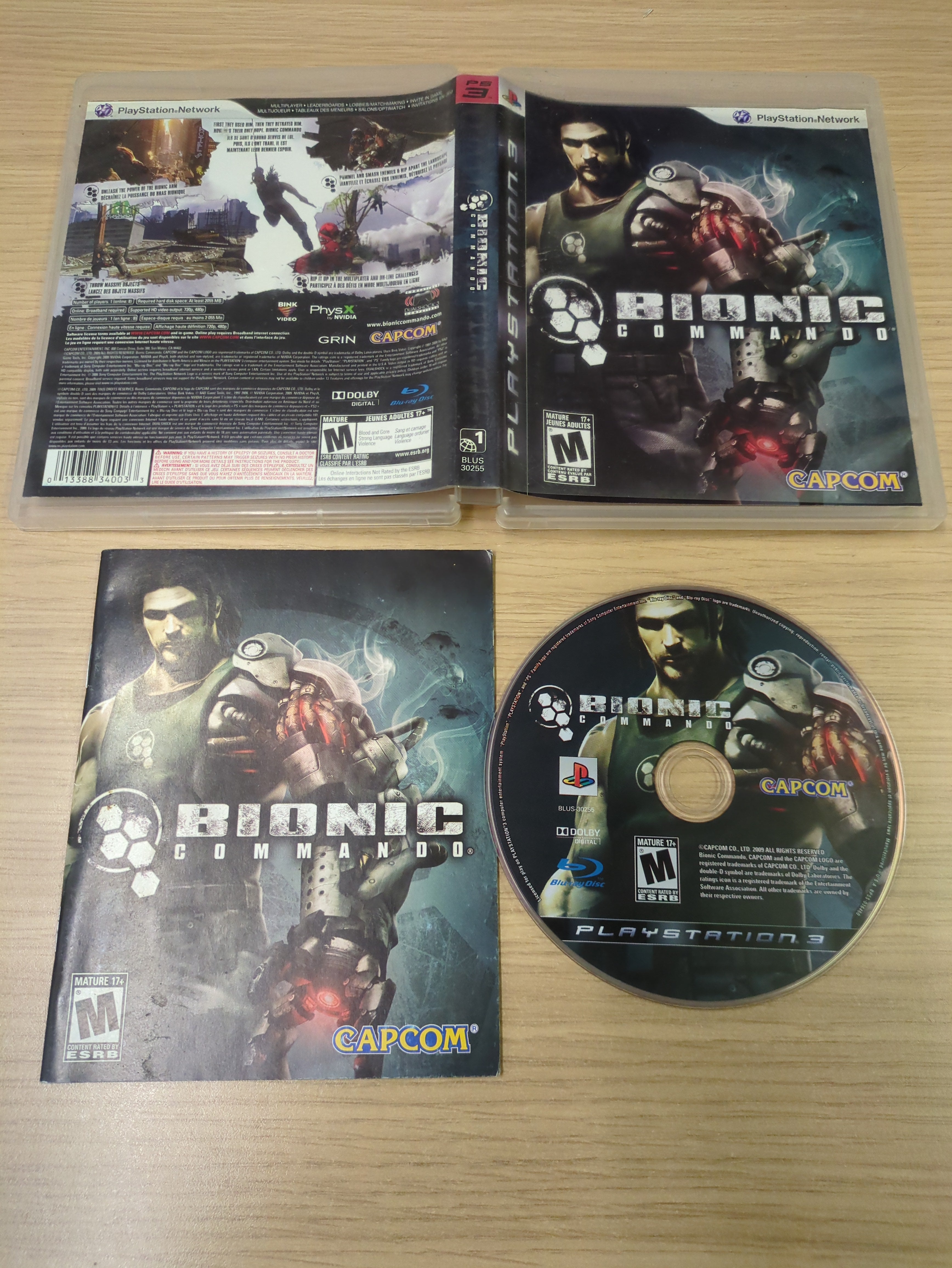 Jeu Bionic Commando Pour PlayStation 3 (PS3) - Version PAL - Occasion Testé Et Nettoyé