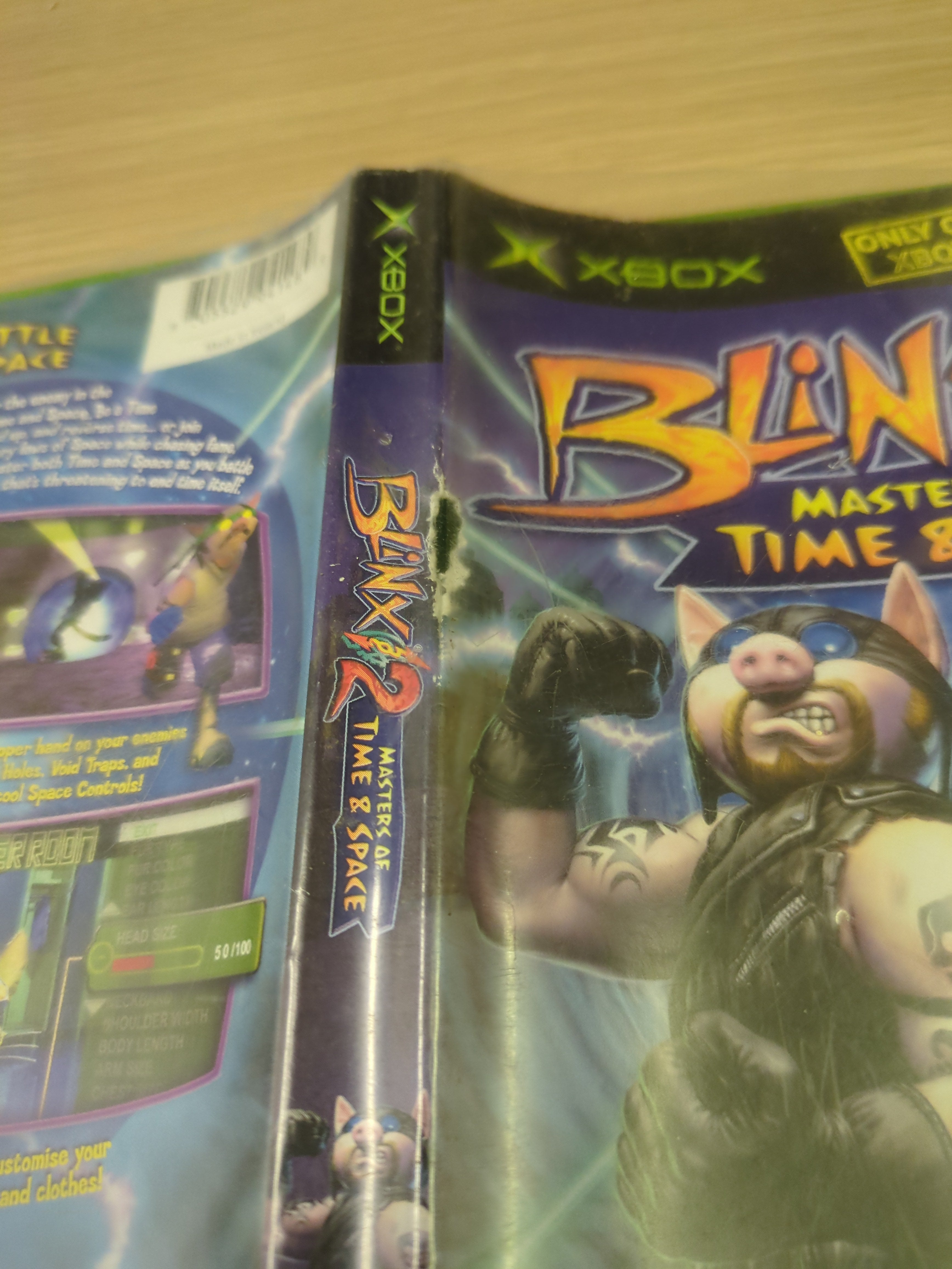 Blinx 2: Masters of Time & Space original Xbox game