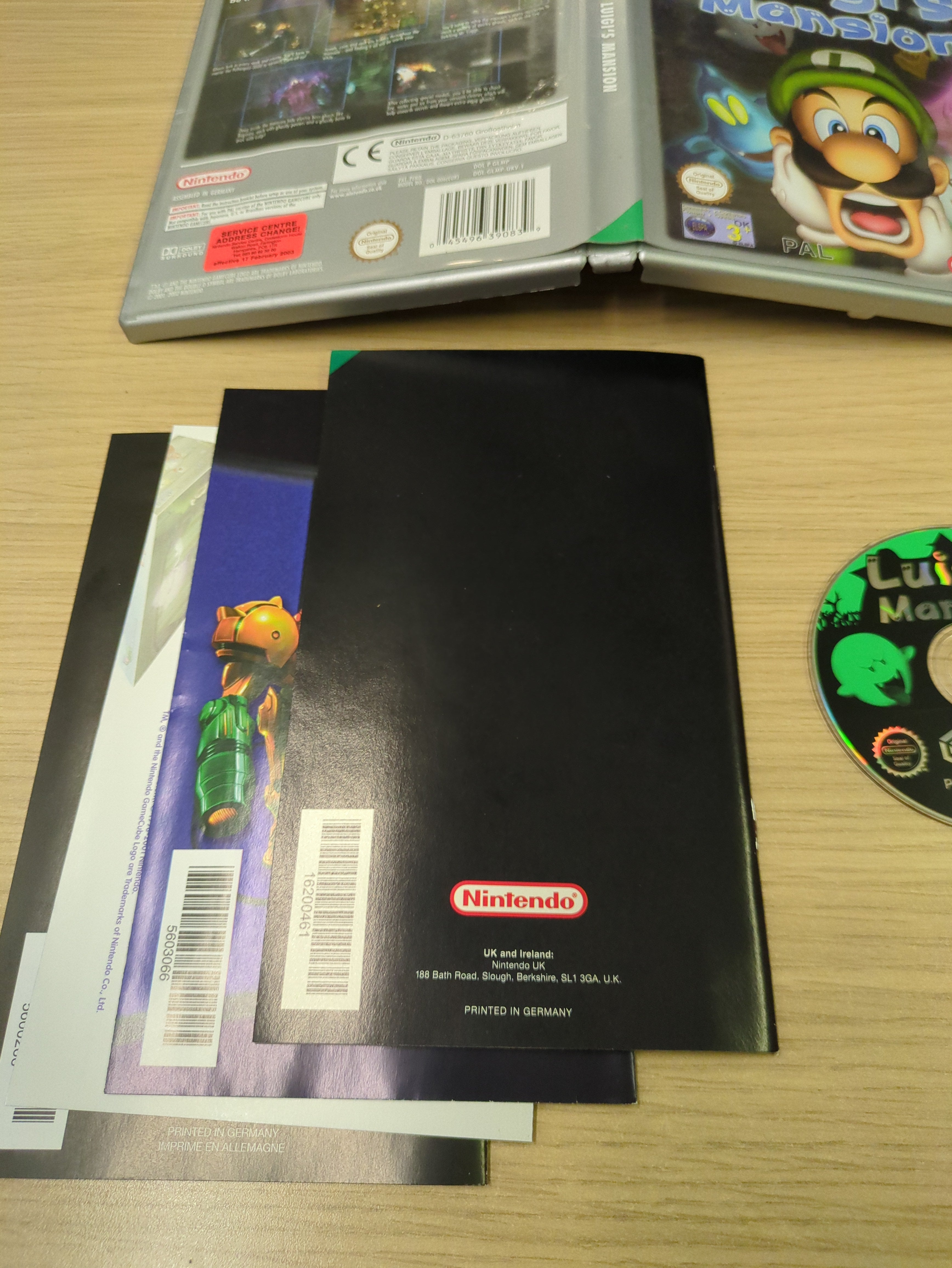 Luigi's Mansion Player's Choice Nintendo GameCube game