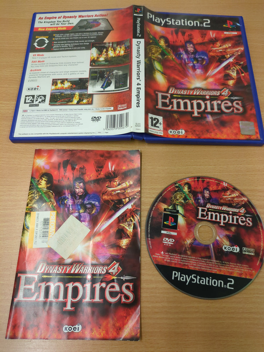 Lot De 5 Jeux PS2 – Dynasty Warriors 4, Ghost Recon, Job Italien CIB – Comme Neuf