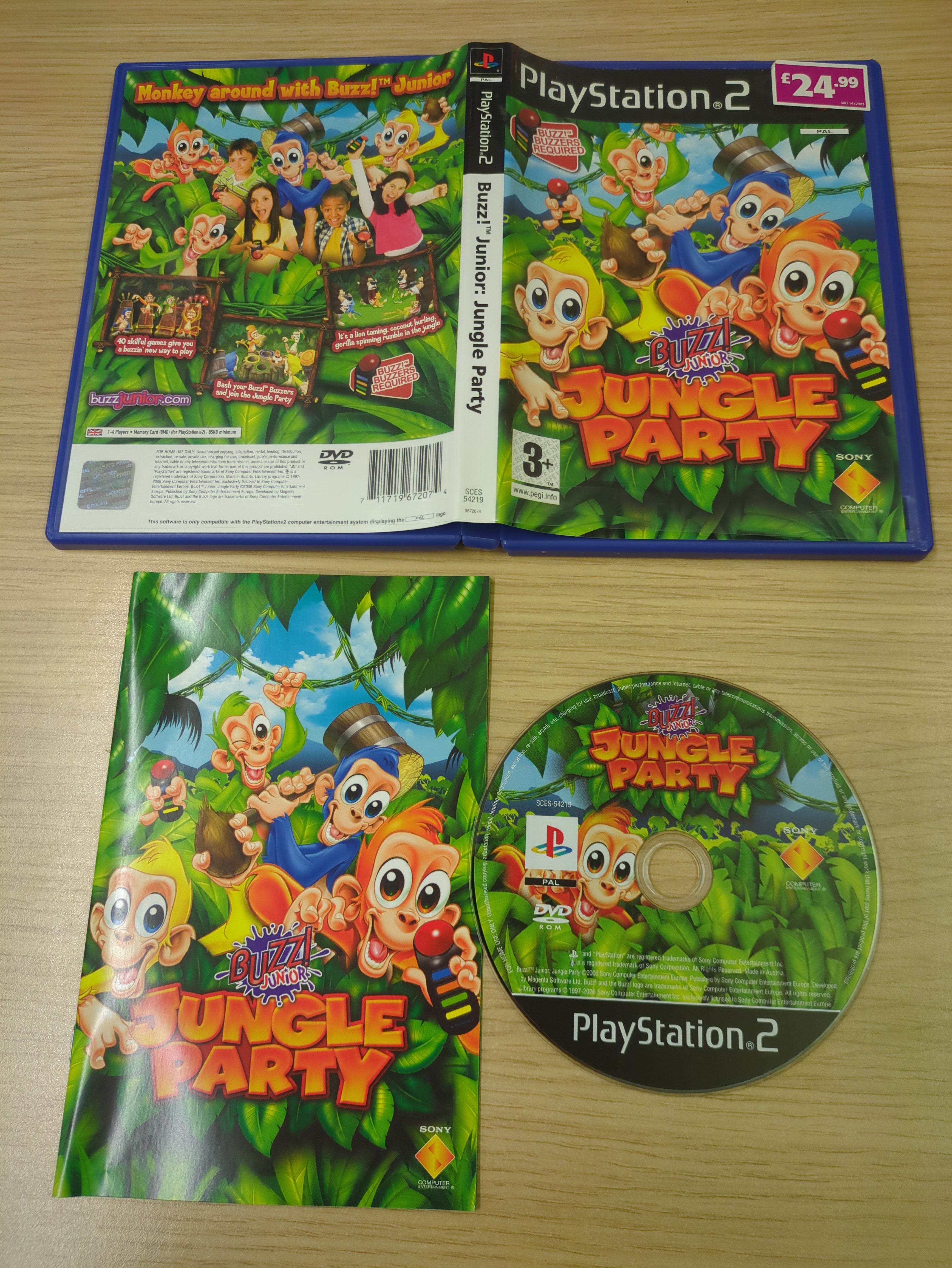 Buzz Junior: Jungle Party Sony PS2 game – retro game store uk