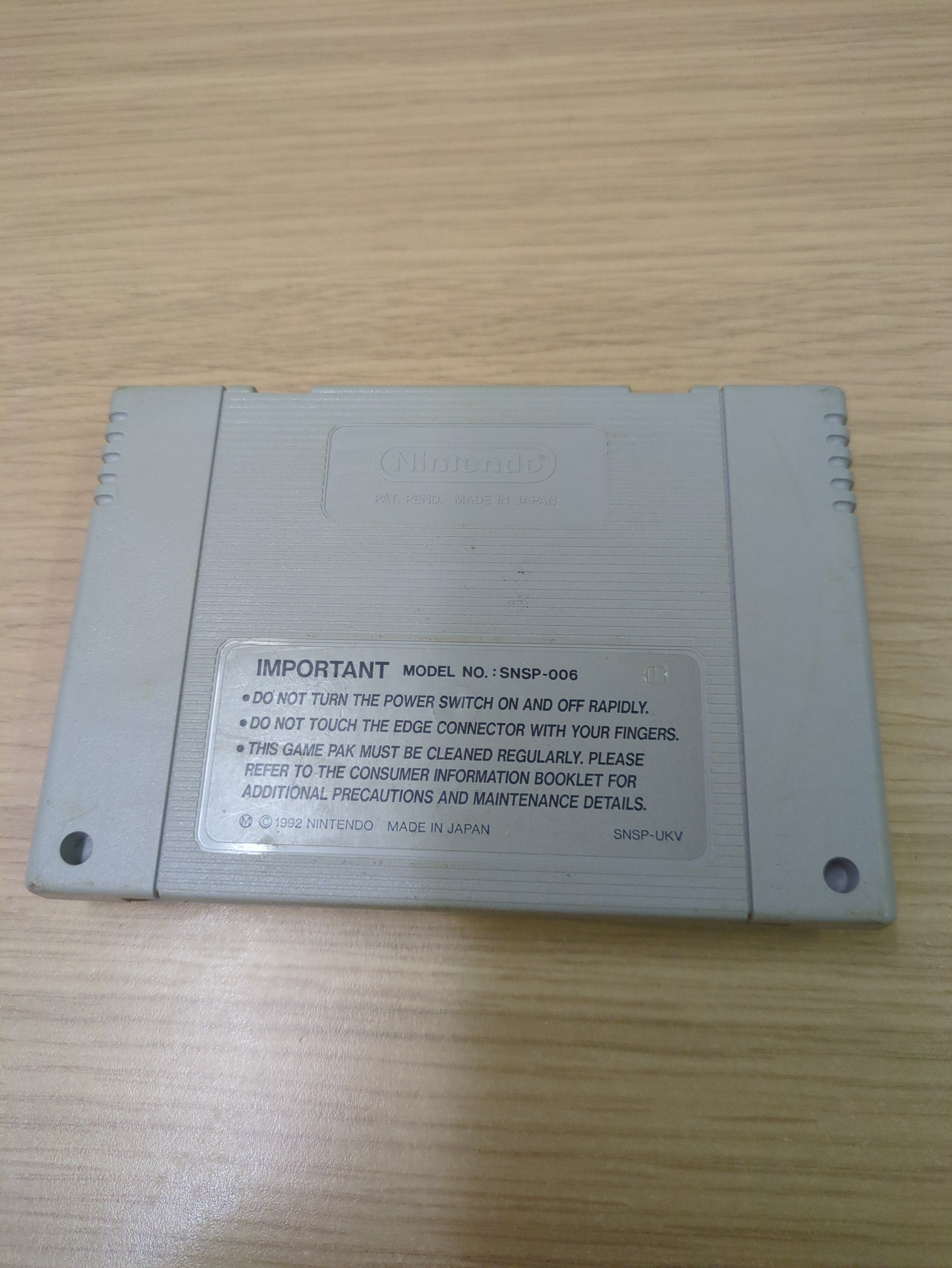 Champions World Class Soccer Endorsed By Ryan Giggs Super Nintendo SNES game Cart Only