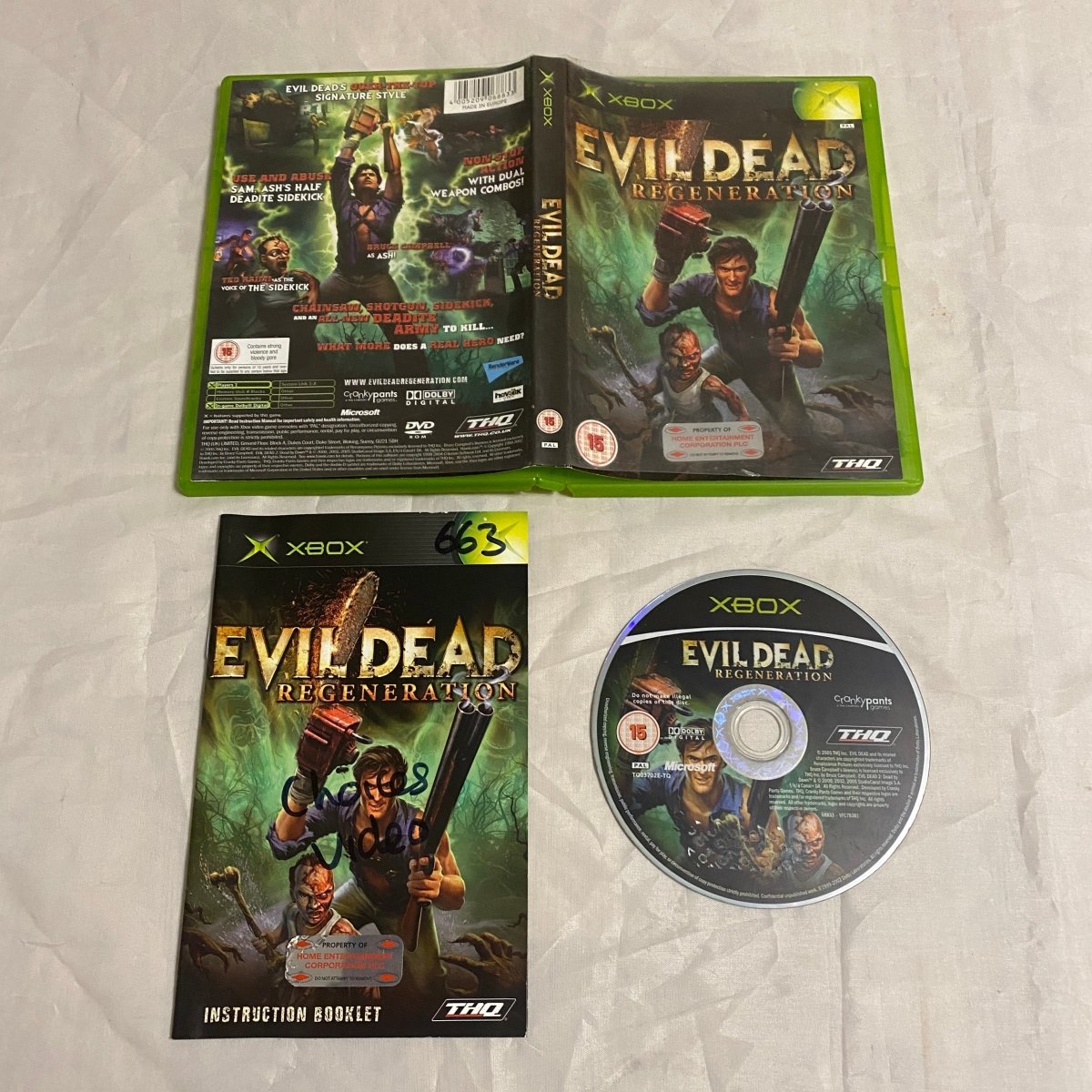 Evil Dead Regeneration PC game Complete in Retail box w/ Disc and Manual