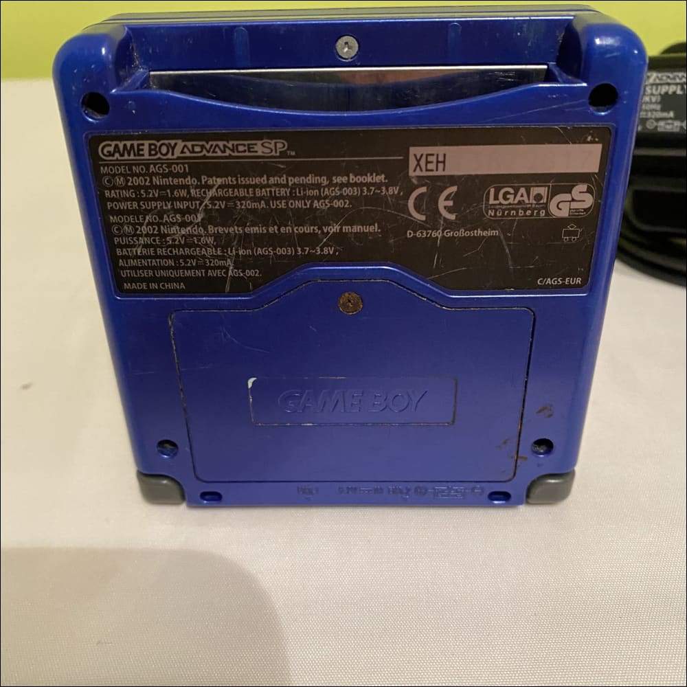 Blue gameboy discount advance sp