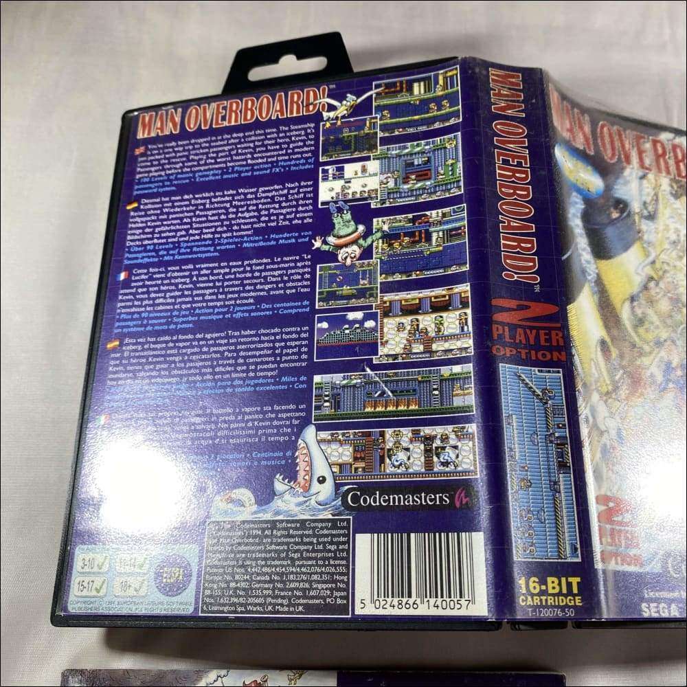 Man overboard Sega megadrive game complete 44.99 8BitBeyond retro