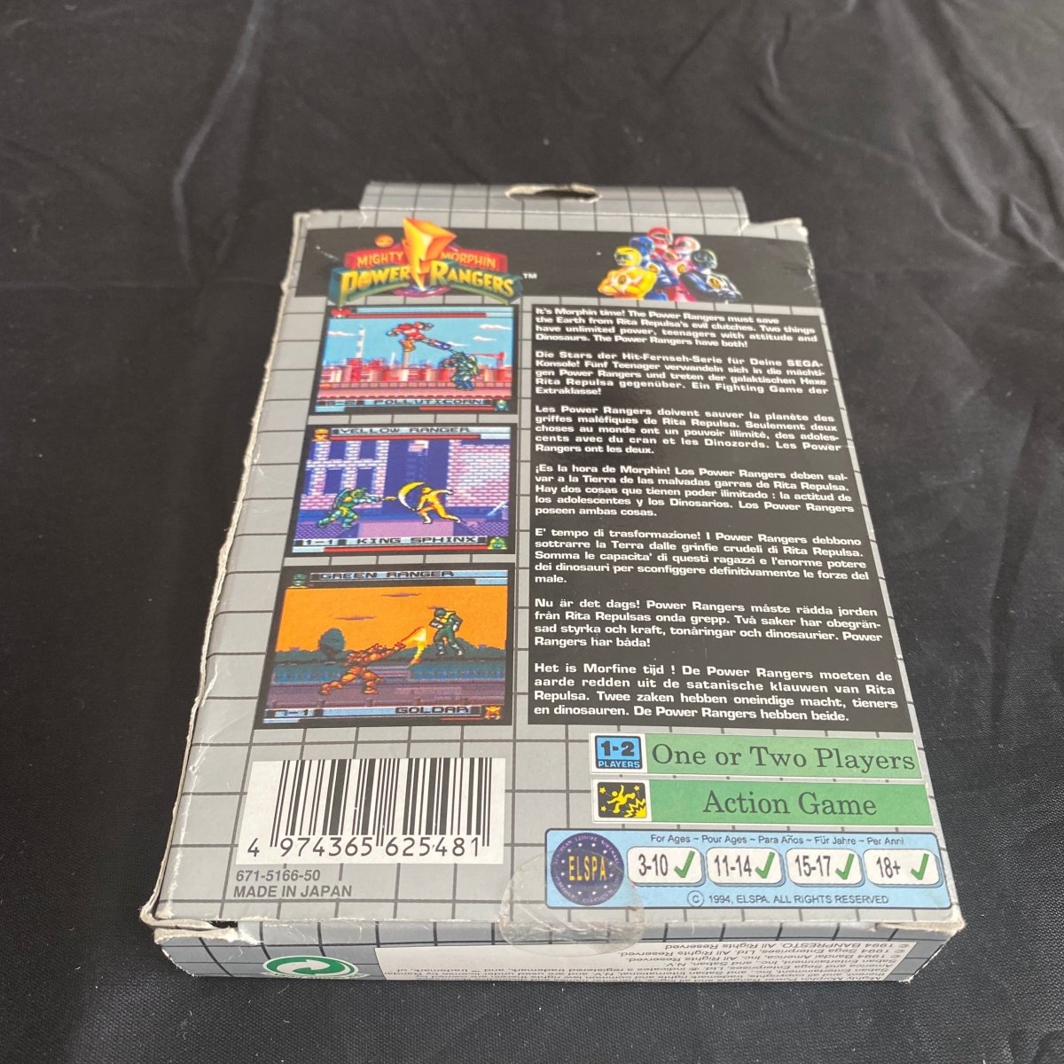 Buy Mighty morphin power rangers Sega game gear game -@ 8BitBeyond