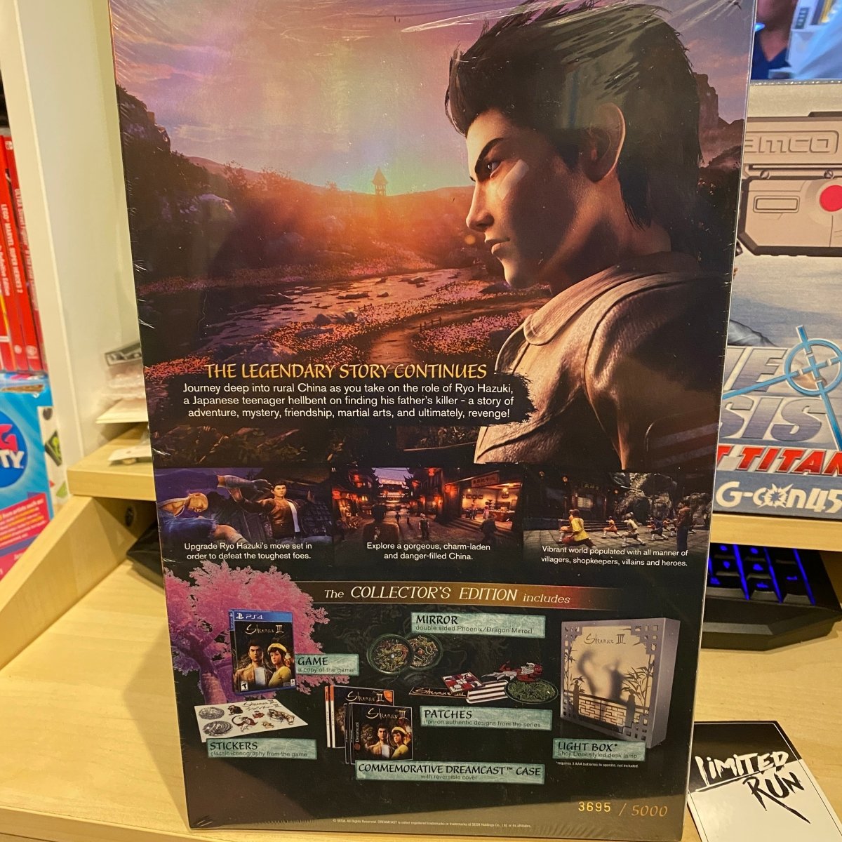 Buy Shenmue iii (3) ps4 game collectors edition (LRG) limited run game -@ 8BitBeyond