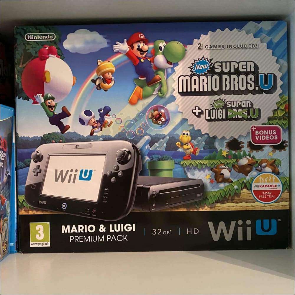 Wii u New super mario/luigi bros console boxed 8BitBeyond