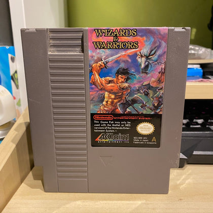 Buy Wizards & warriors Nes game cart only -@ 8BitBeyond