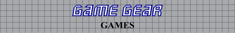 Buy Sega Game Gear Games @ 8bitbeyond