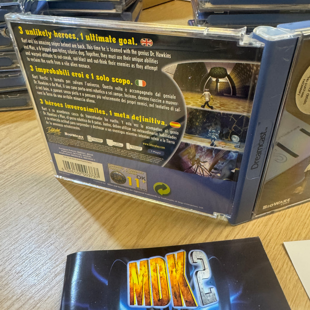 MDK 2 Sega Dreamcast game cib