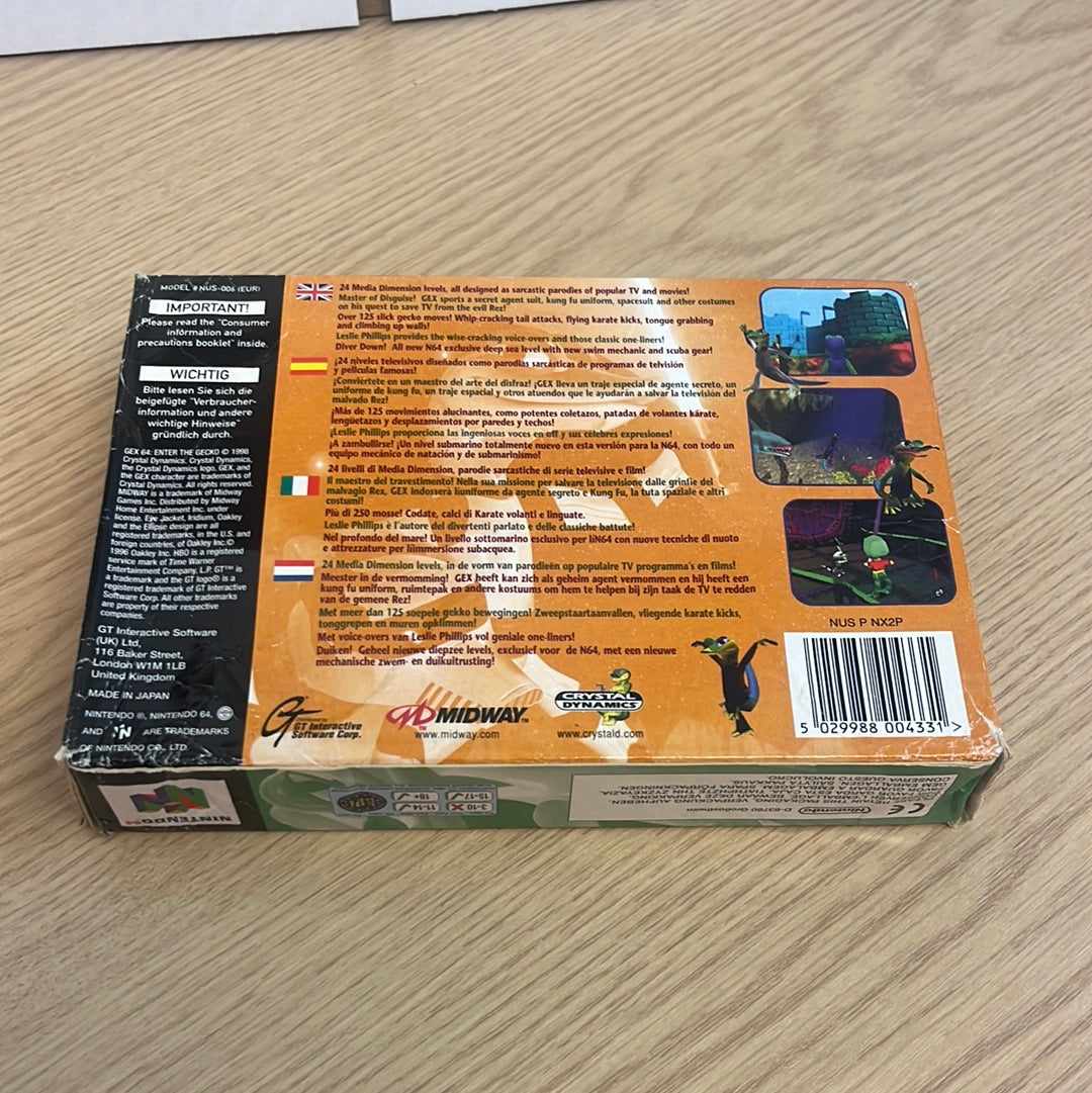 Gex 64 : Enter the gecko n64 game complete