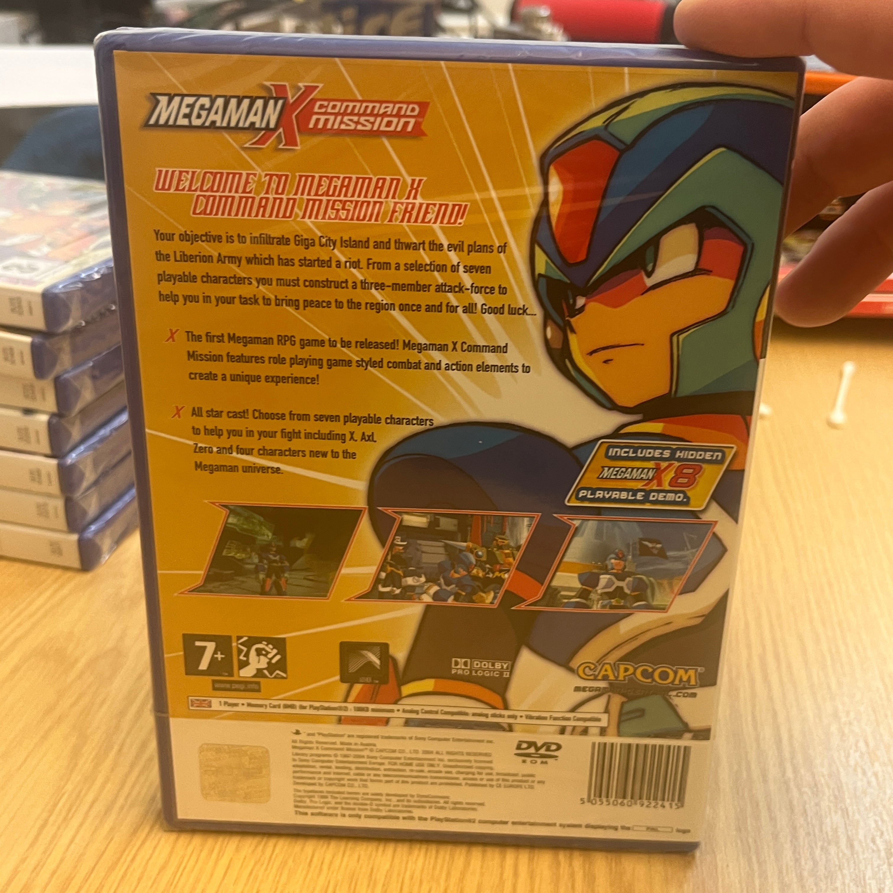 MegaMan X command mission Sony ps2 game