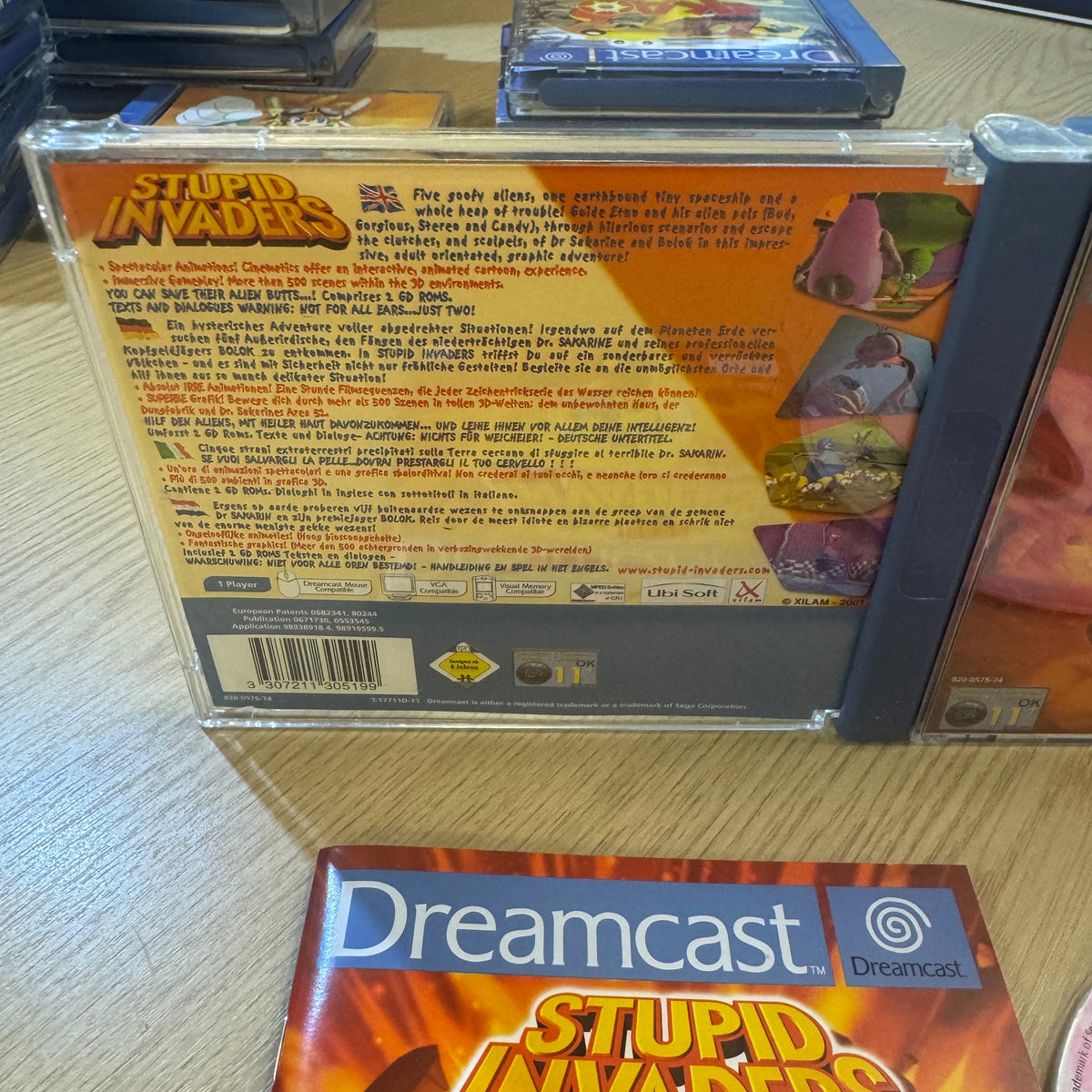 Stupid Invaders Sega dreamcast game cib