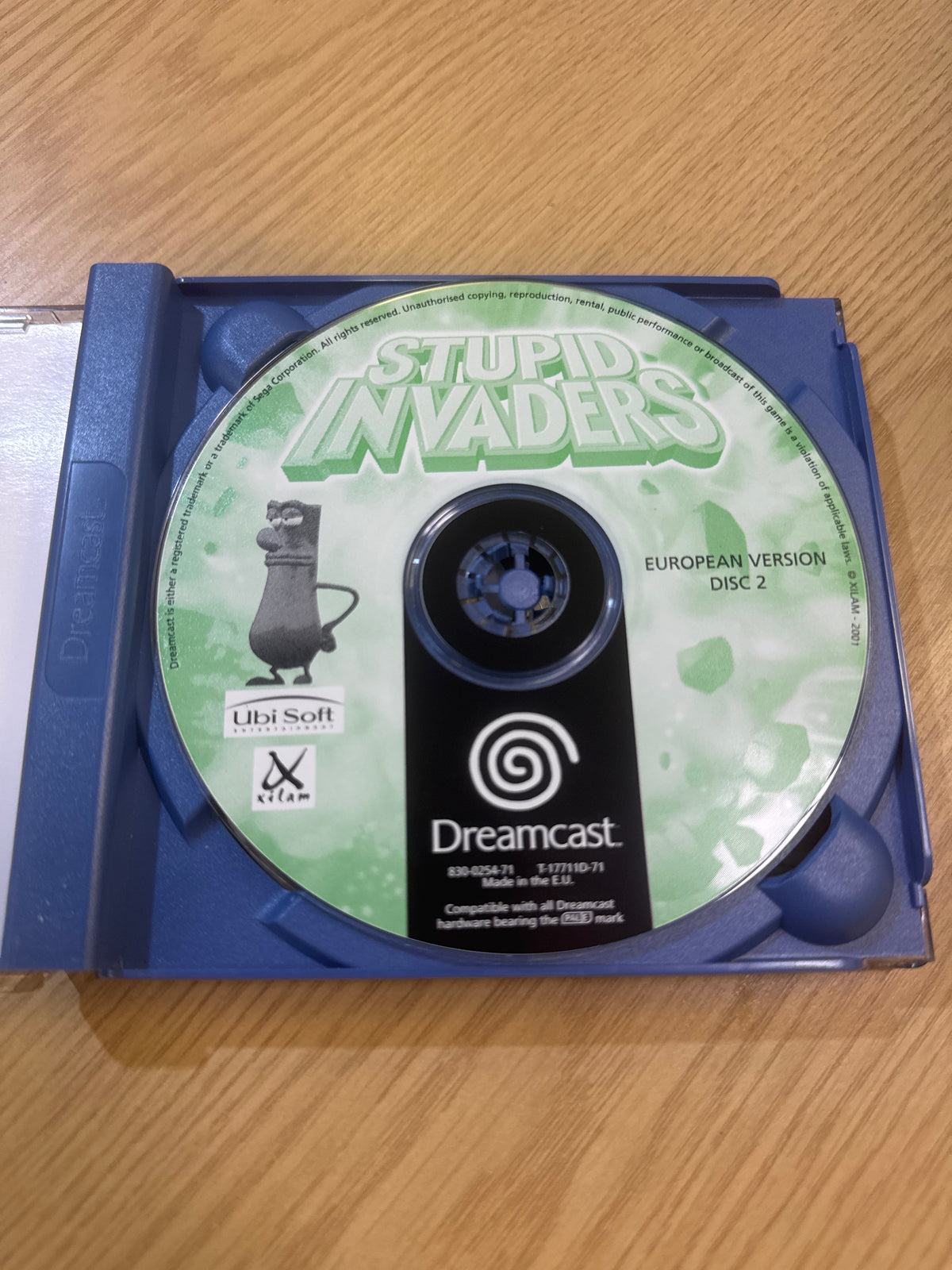 Stupid Invaders Sega dreamcast game cib