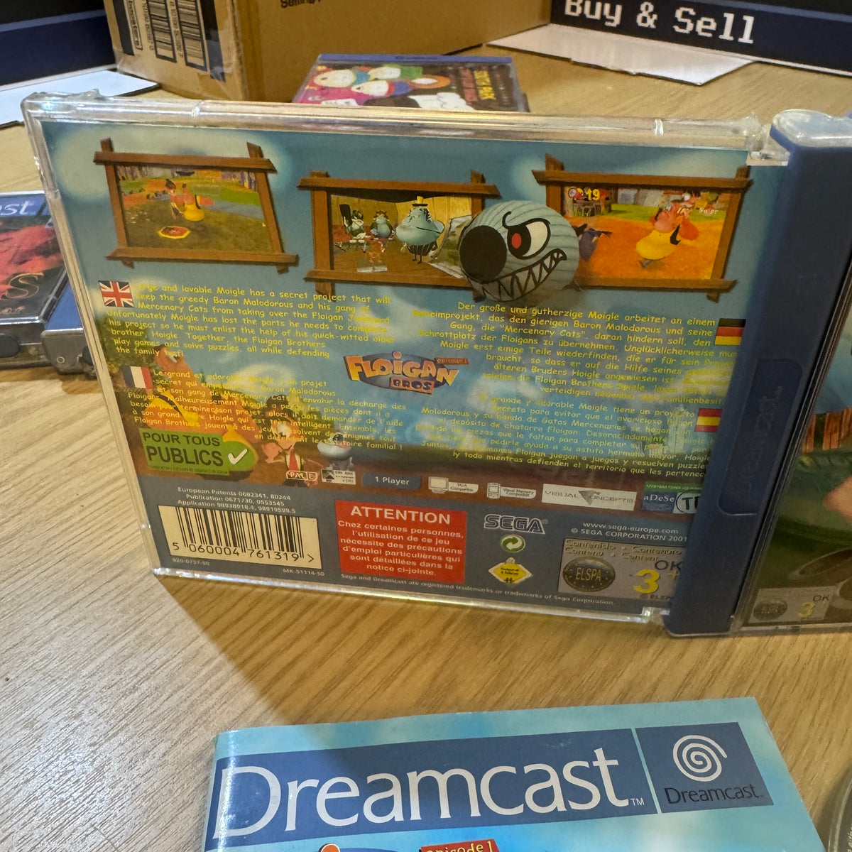 Floigan Brothers: episode one Sega Dreamcast game cib